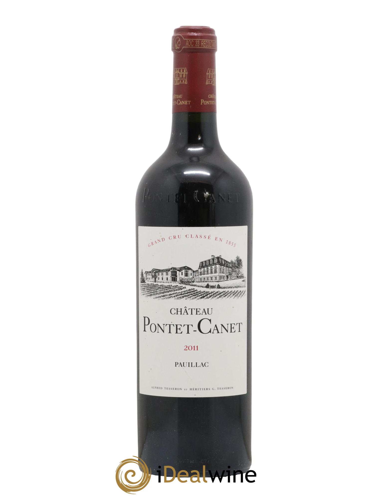 Château Pontet Canet 5ème Grand Cru Classé 2011 - Lot de 1 bouteille - 0