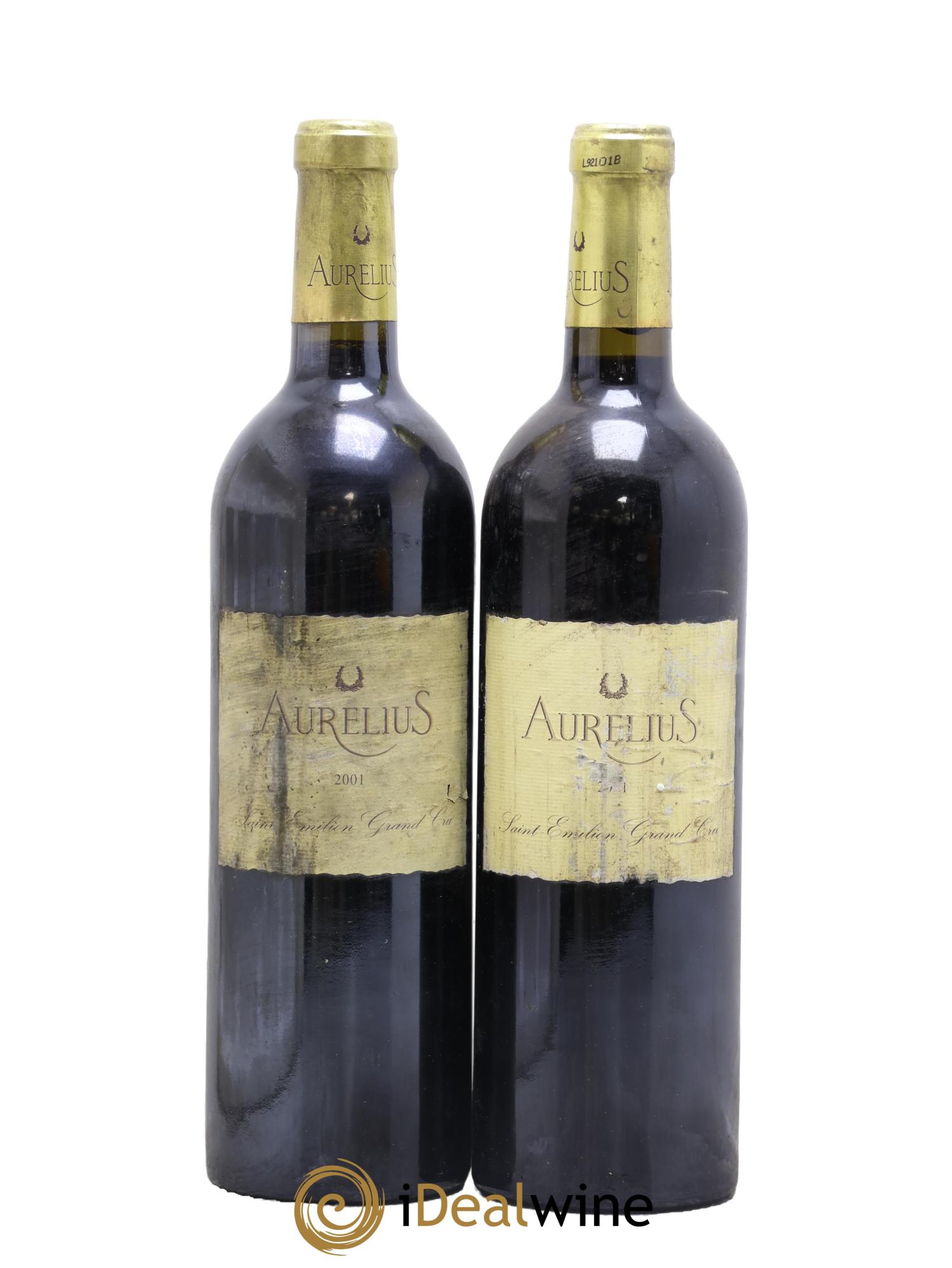 Saint-Émilion Grand Cru Aurélius 2001 - Lot de 2 bouteilles - 0
