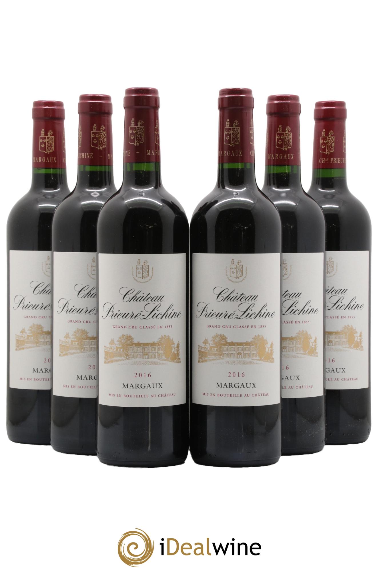 Château Prieuré Lichine 4ème Grand Cru Classé 2016 - Lot de 6 bouteilles - 0