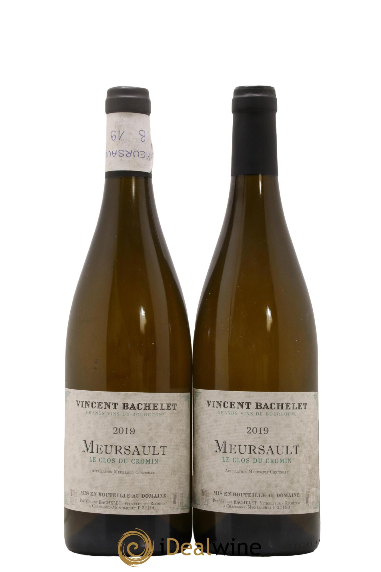 Meursault Le Clos du Cromin Vincent Bachelet 2019 - Lot de 2 bouteilles - 0