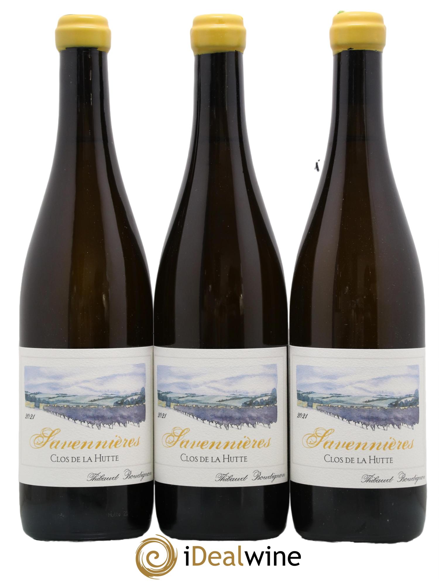 Savennières Clos de la Hutte Thibaud Boudignon 2021 - Lot de 3 bouteilles - 0