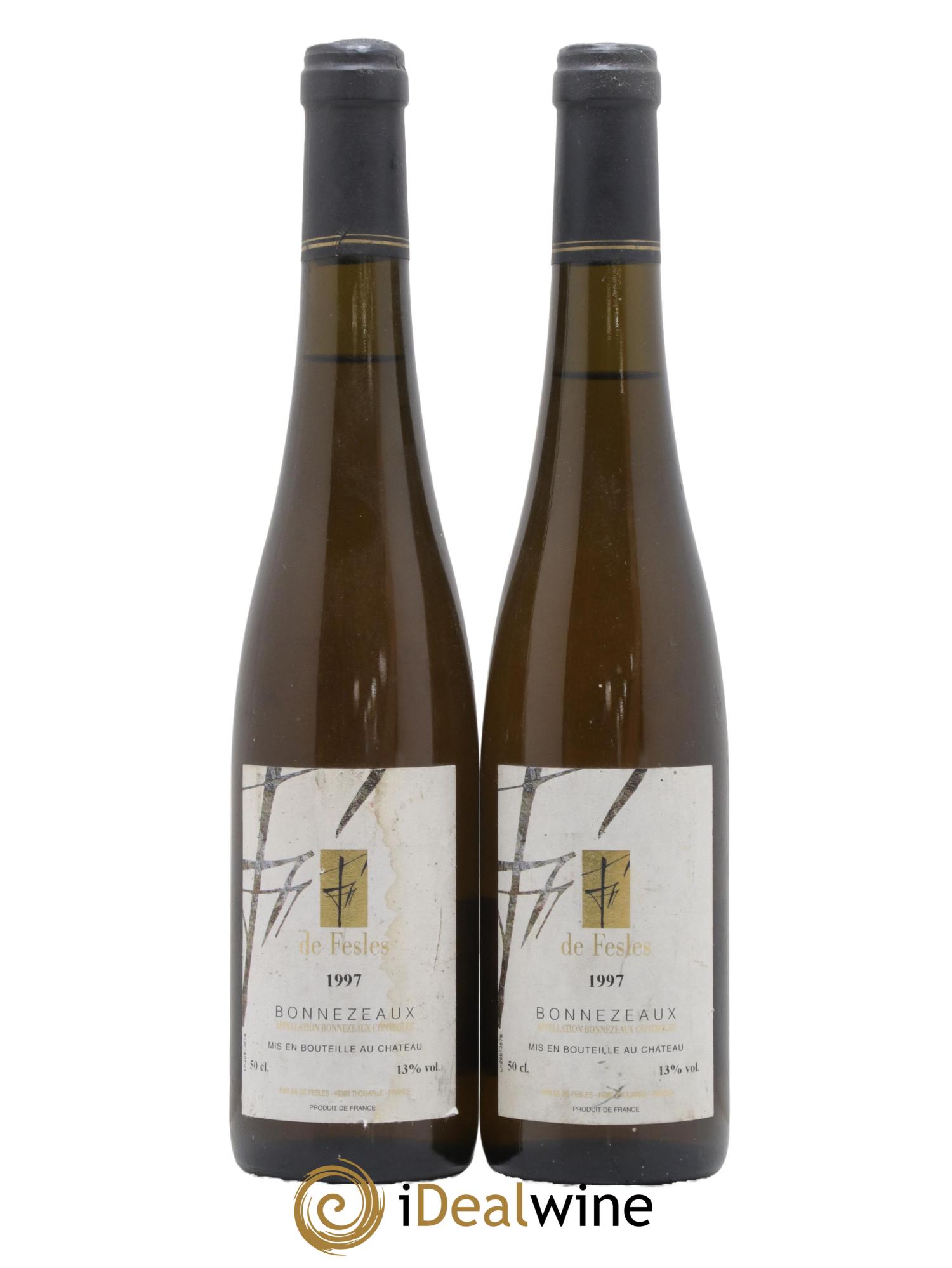 Bonnezeaux Château de Fesles 1997 - Posten von 2 Format 50cls - 0