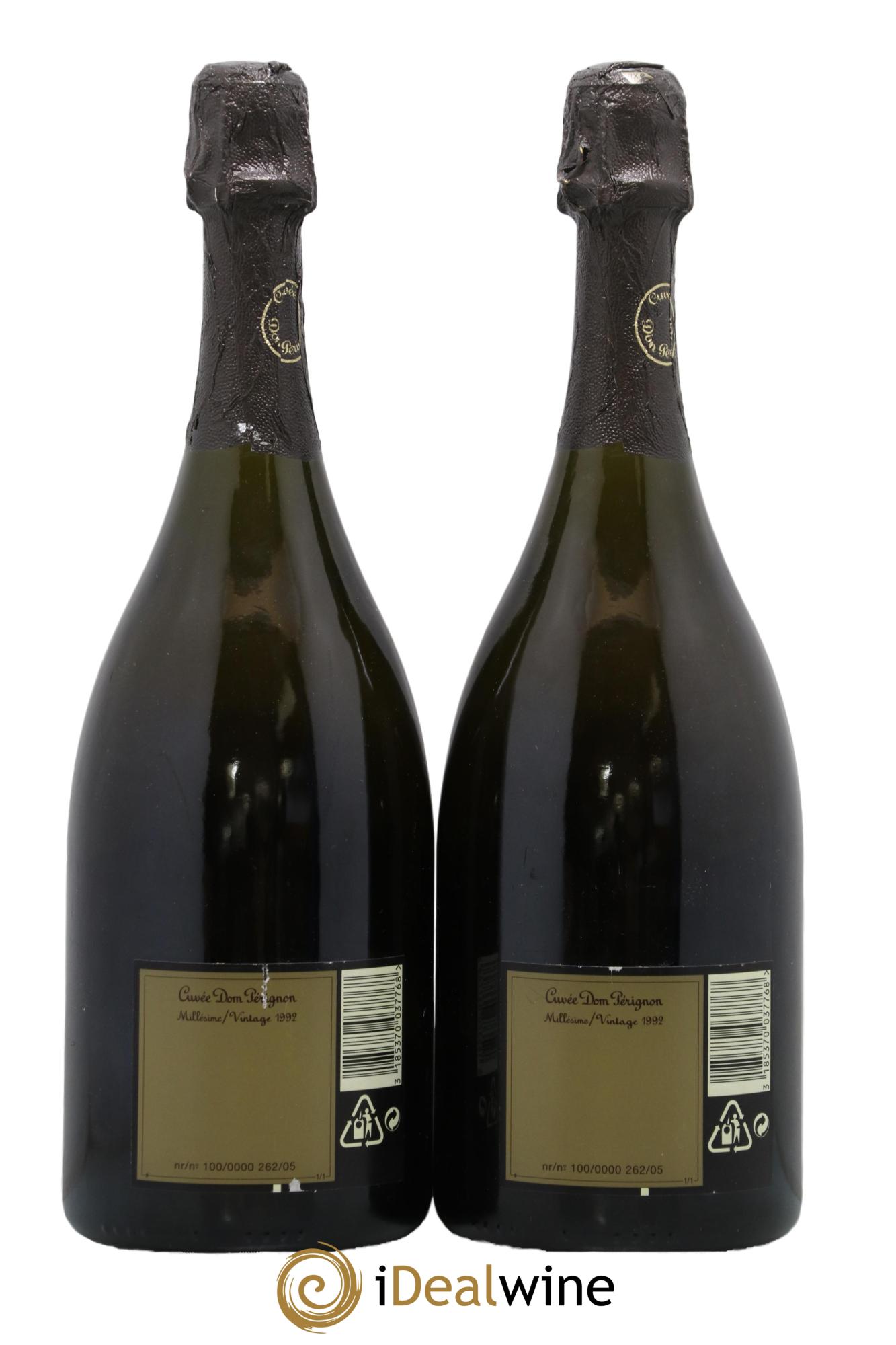 Brut Dom Pérignon 1992 - Lot de 2 bouteilles - 1