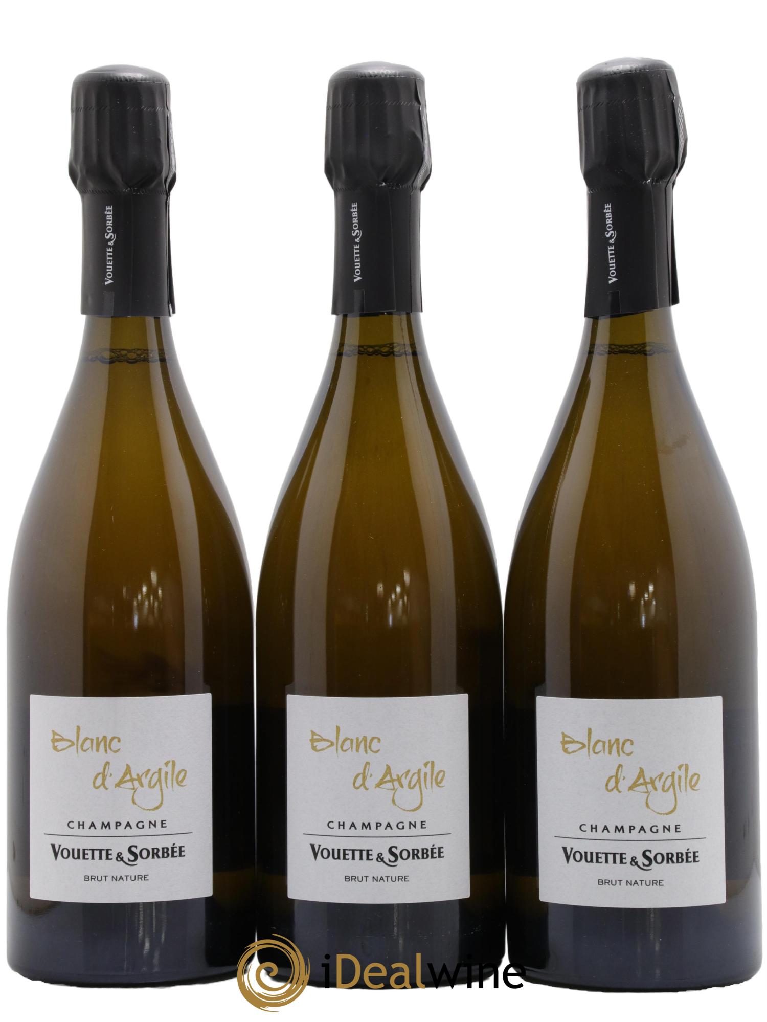 Blanc d'Argile Vouette et Sorbée - Posten von 3 Flaschen - 0