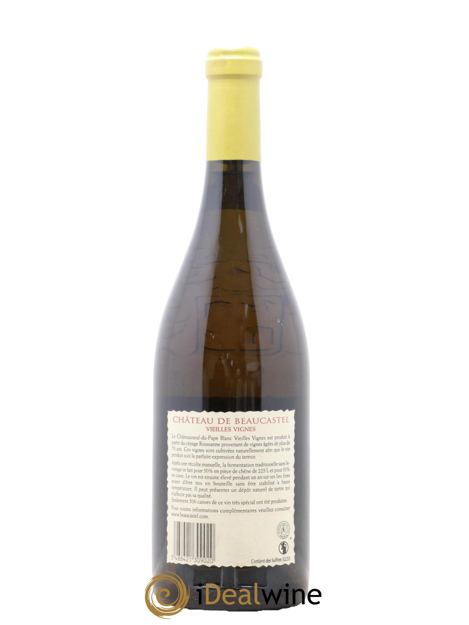 Châteauneuf-du-Pape Château de Beaucastel Vieilles vignes Roussanne Famille Perrin 2009 - Posten von 1 Flasche - 1