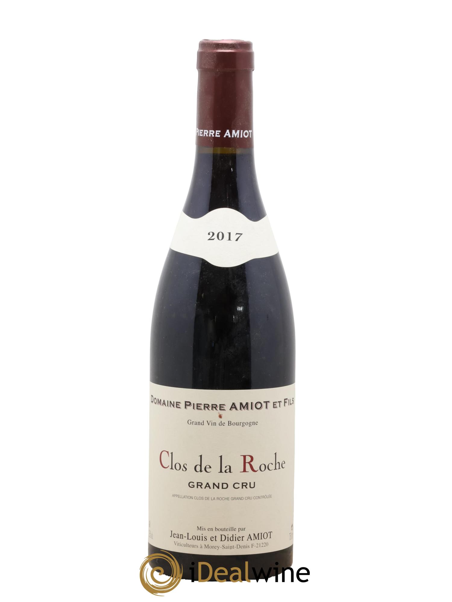 Clos de la Roche Grand Cru Pierre Amiot et Fils (Domaine) 2017 - Lotto di 1 bottiglia - 0