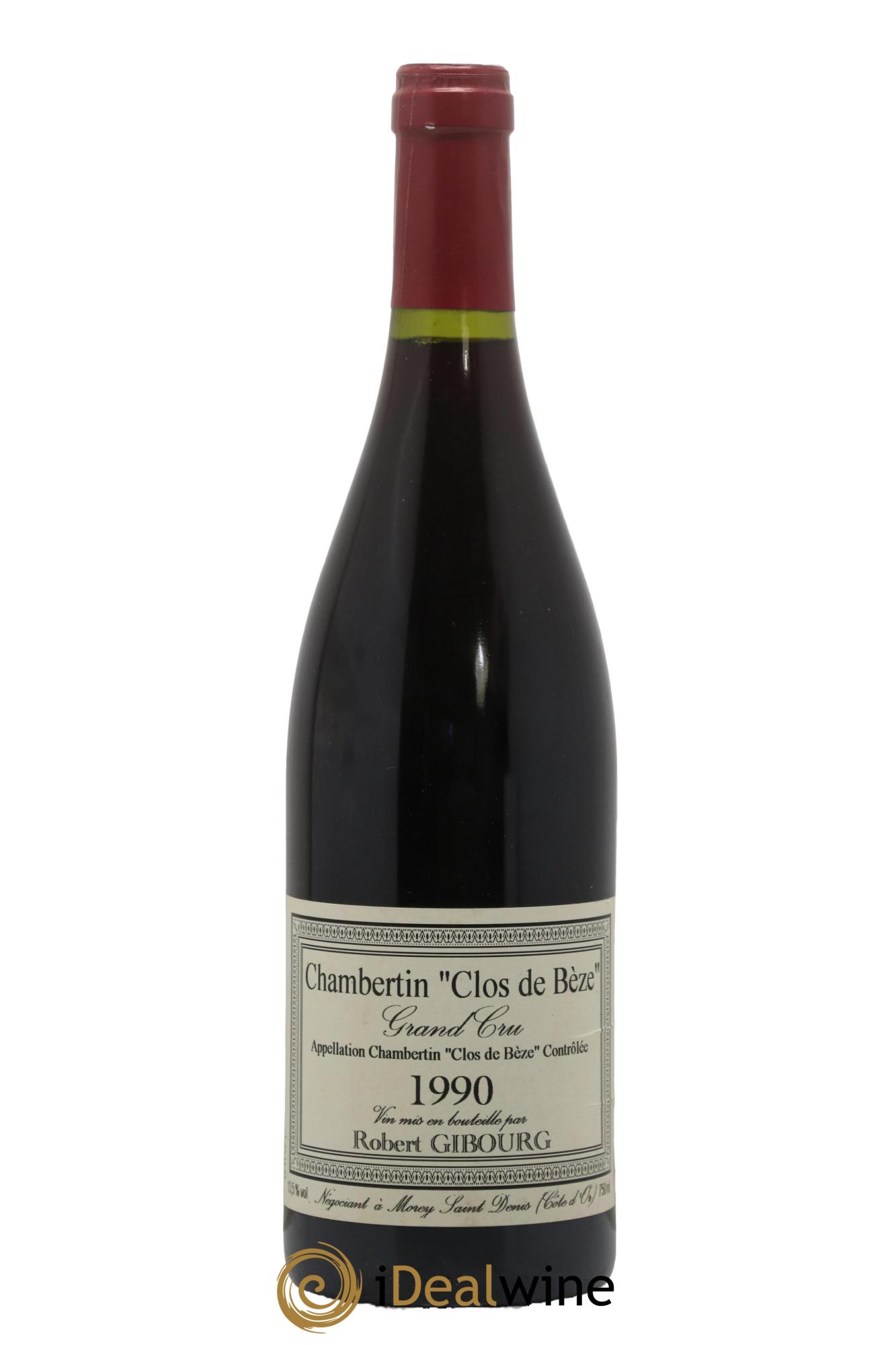 Chambertin Clos de Bèze Grand Cru Robert Gibourg 1990 - Lotto di 1 bottiglia - 0