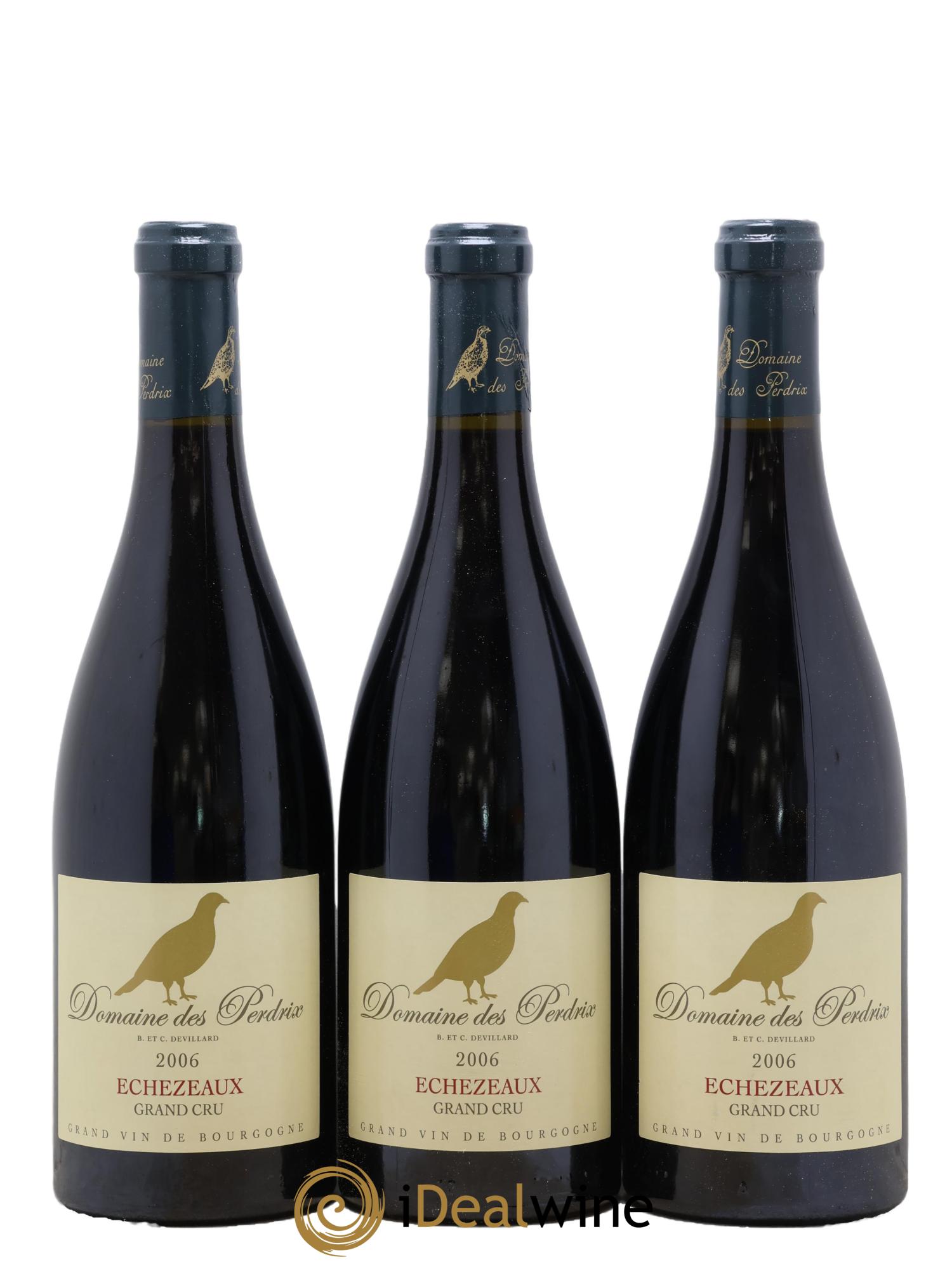 Echezeaux Grand Cru Perdrix (Domaine des) 2006 - Lot de 3 bouteilles - 0