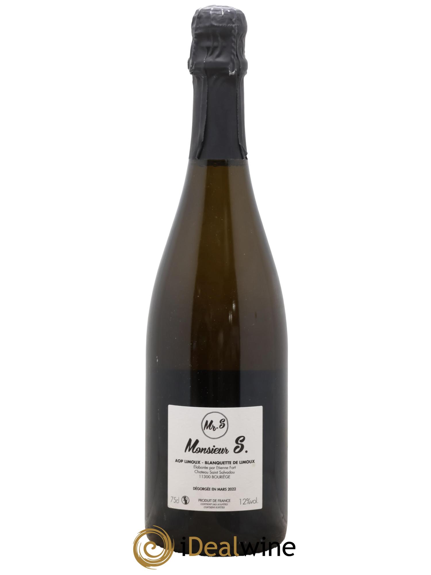 Blanquette de Limoux Monsieur S. Etienne Fort - Posten von 1 Flasche - 1