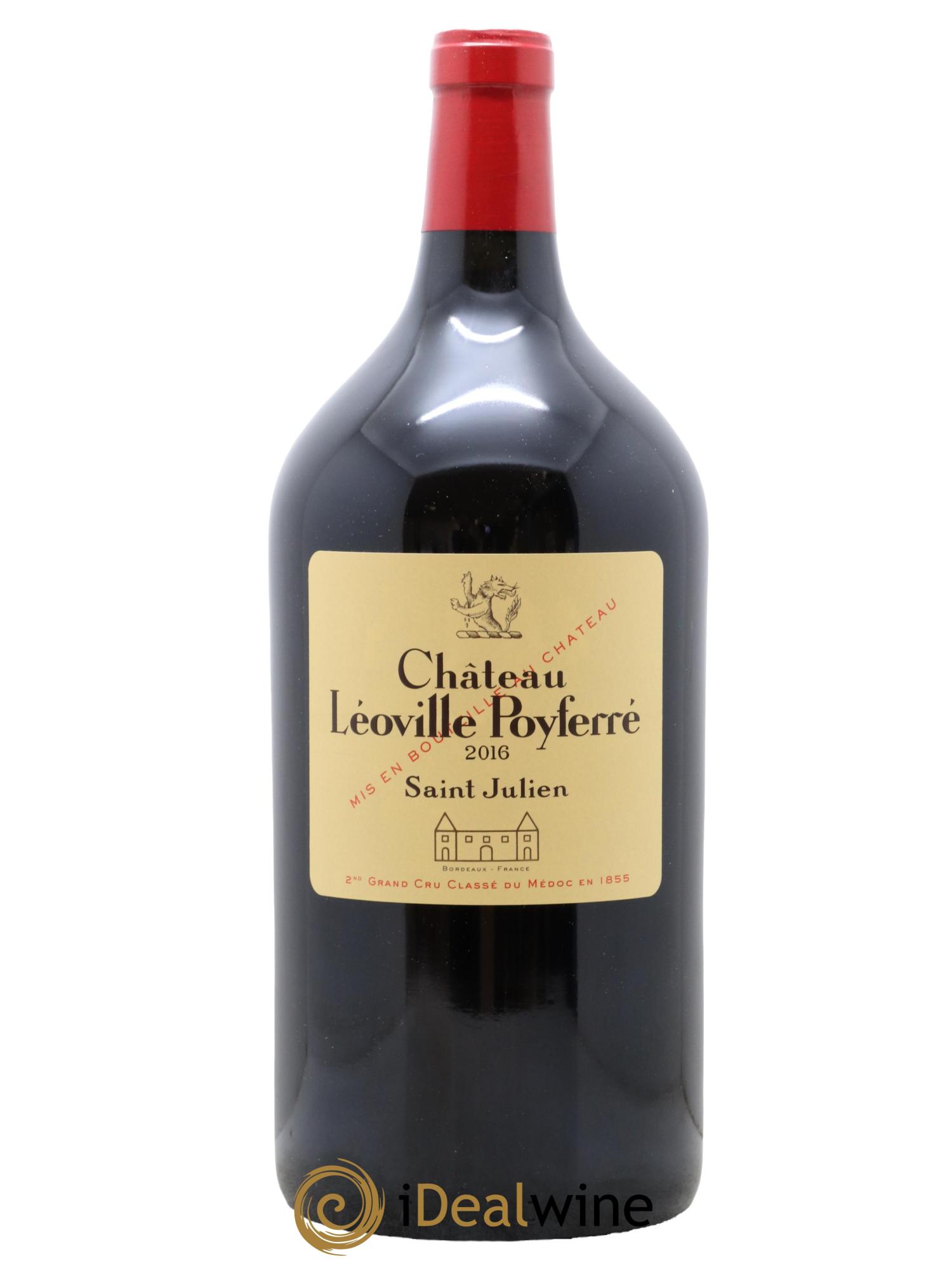 Château Léoville Poyferré 2ème Grand Cru Classé 2016 - Lot de 1 double magnum - 1