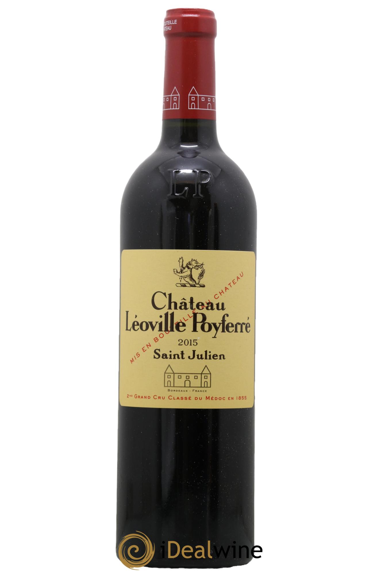 Château Léoville Poyferré 2ème Grand Cru Classé 2015 - Lot de 1 bouteille - 0
