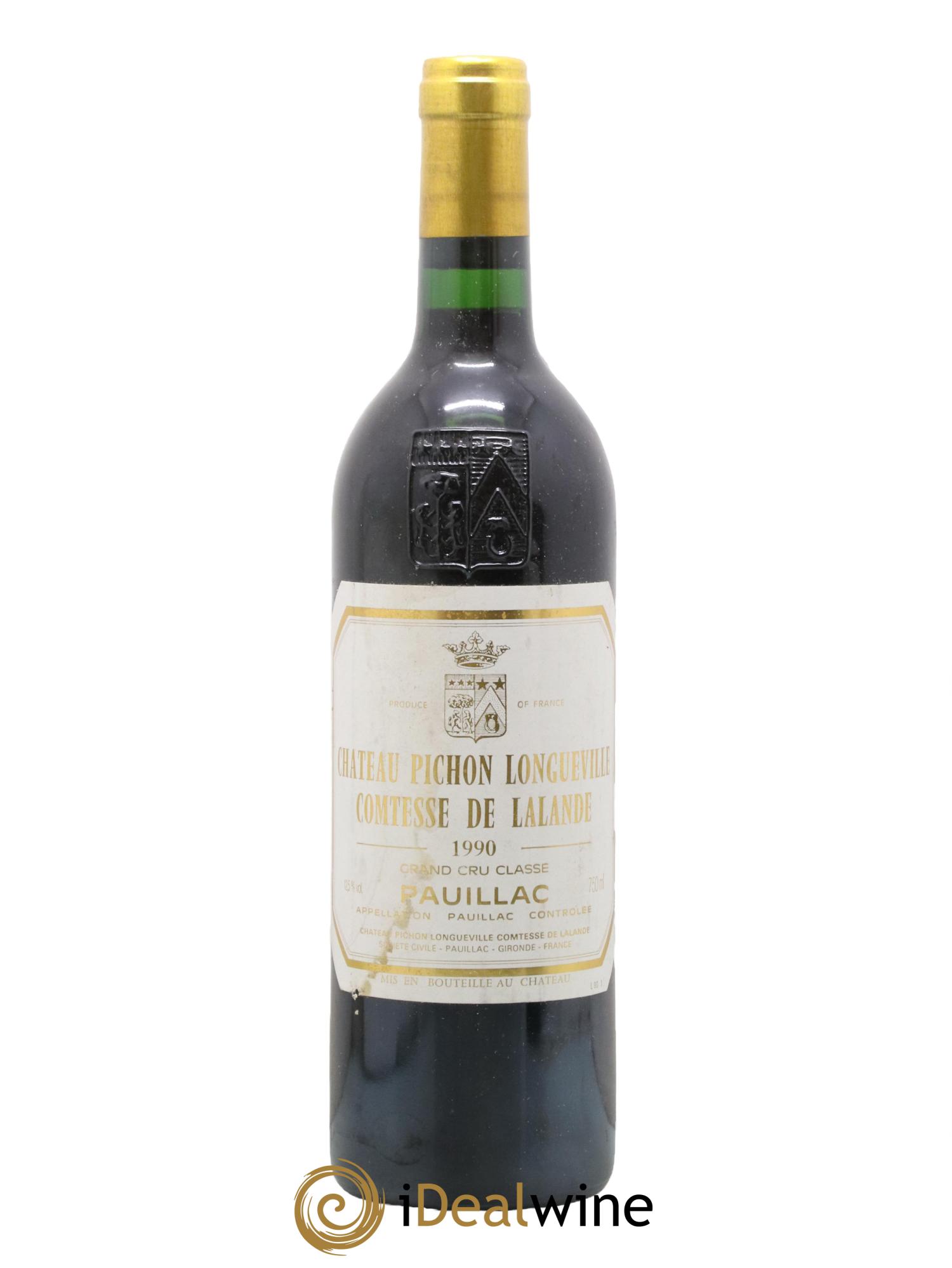 Château Pichon Longueville Comtesse de Lalande 2ème Grand Cru Classé 1990 - Lotto di 1 bottiglia - 0