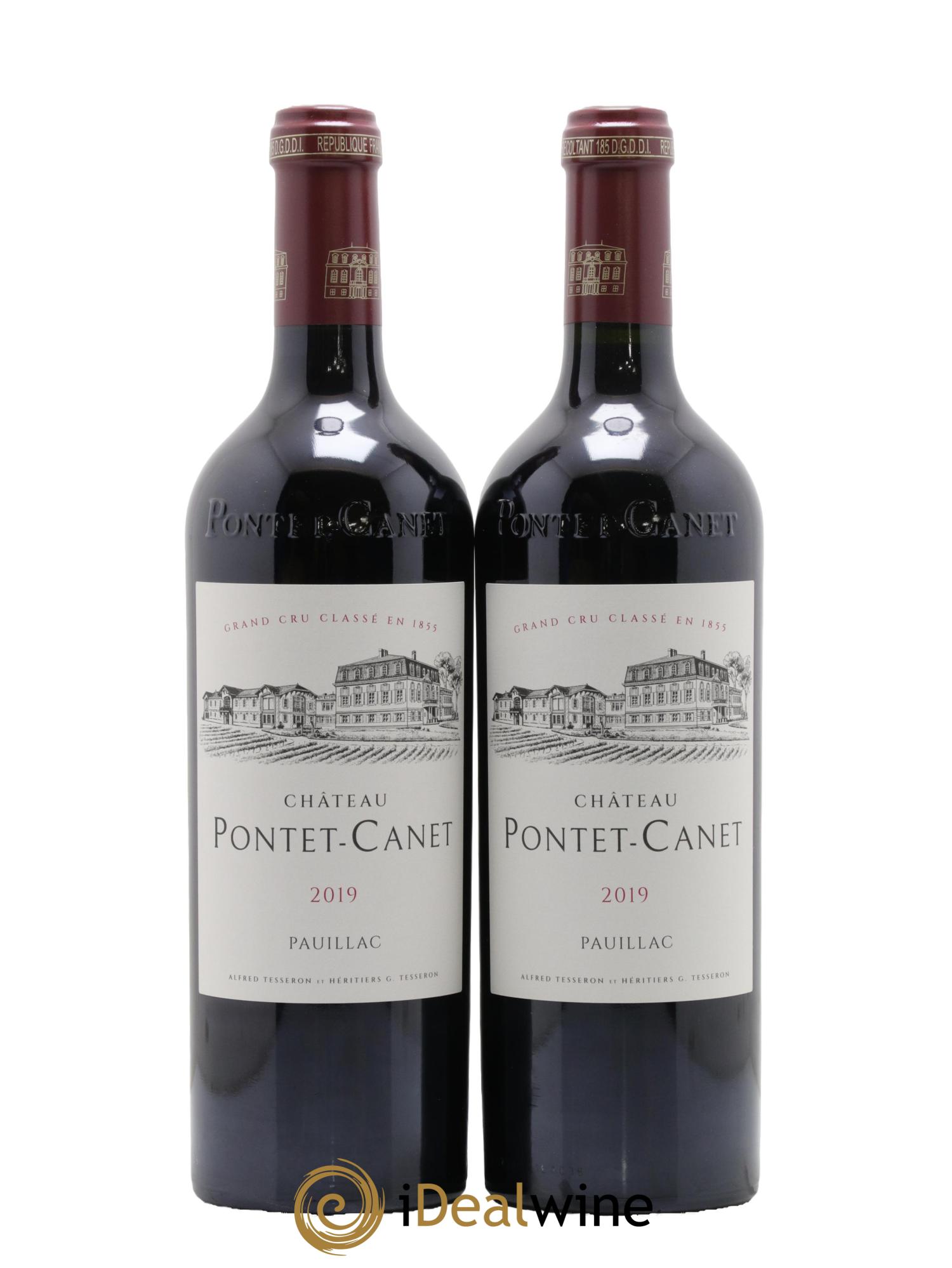 Château Pontet Canet 5ème Grand Cru Classé 2019 - Lotto di 2 bottiglie - 0
