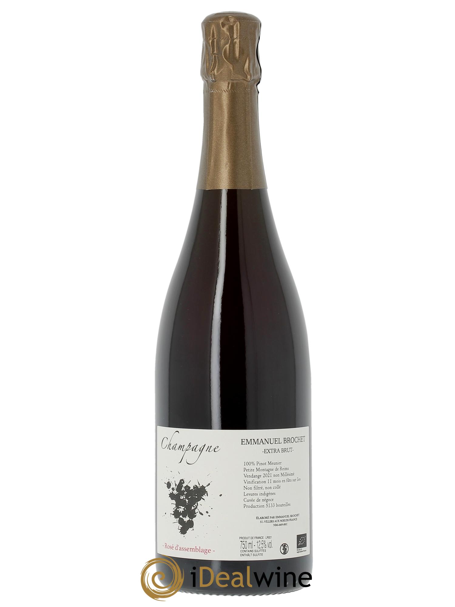 Rosé de Saignée Extra-Brut Emmanuel Brochet  - Lotto di 1 bottiglia - 0