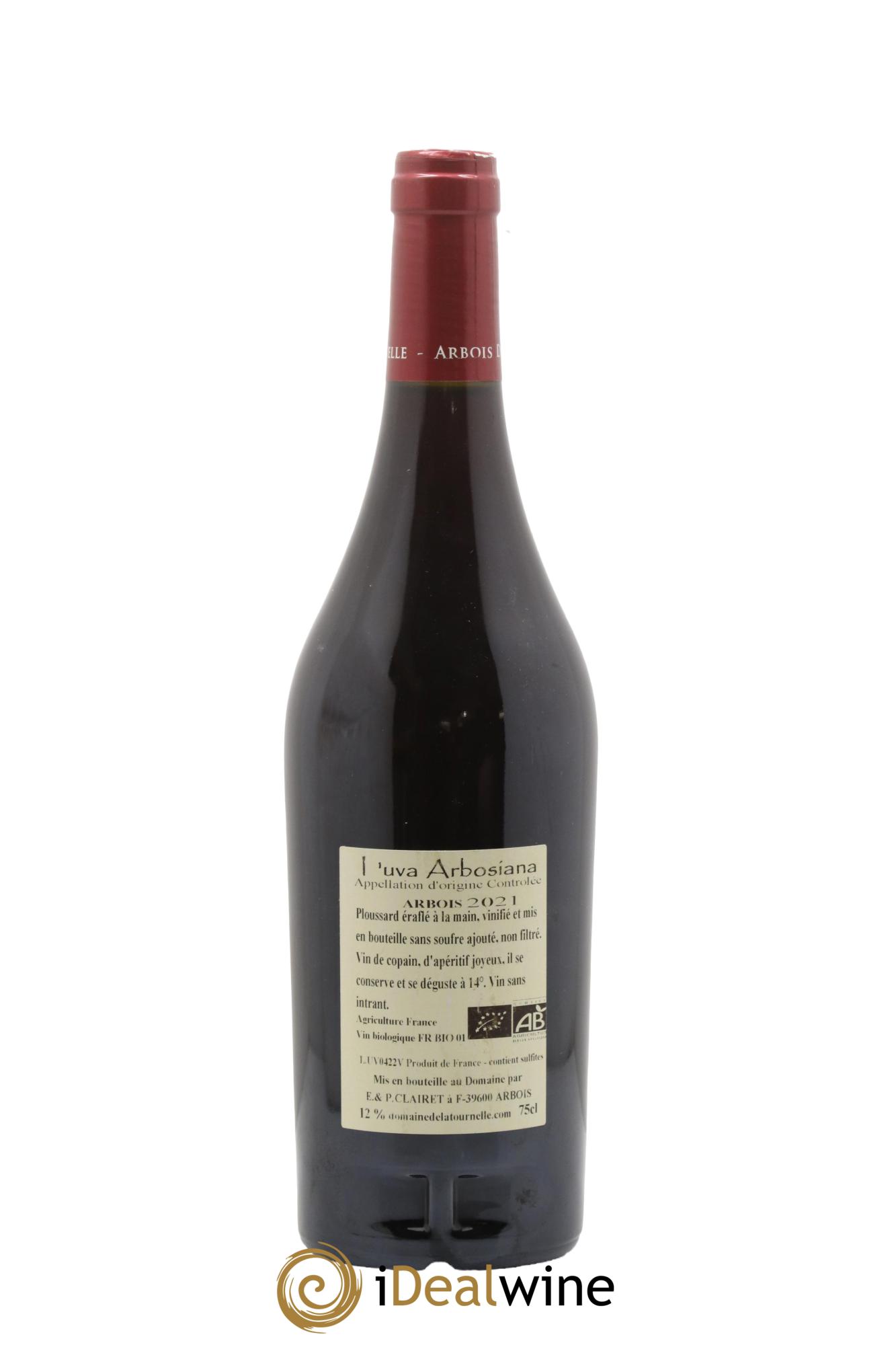 Arbois Uva Arbosiana Domaine de la Tournelle 2021 - Lotto di 1 bottiglia - 1