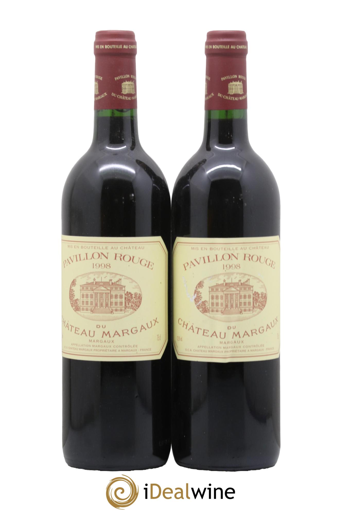 Pavillon Rouge du Château Margaux Second Vin 1998 - Lot de 2 bouteilles - 0