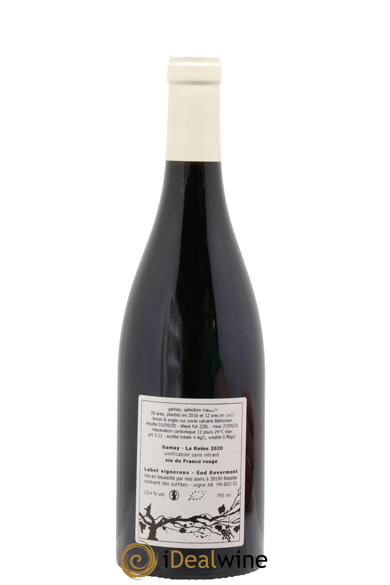 Vin de France Gamay La Reine Labet (Domaine) 2020 - Lotto di 1 bottiglia - 1