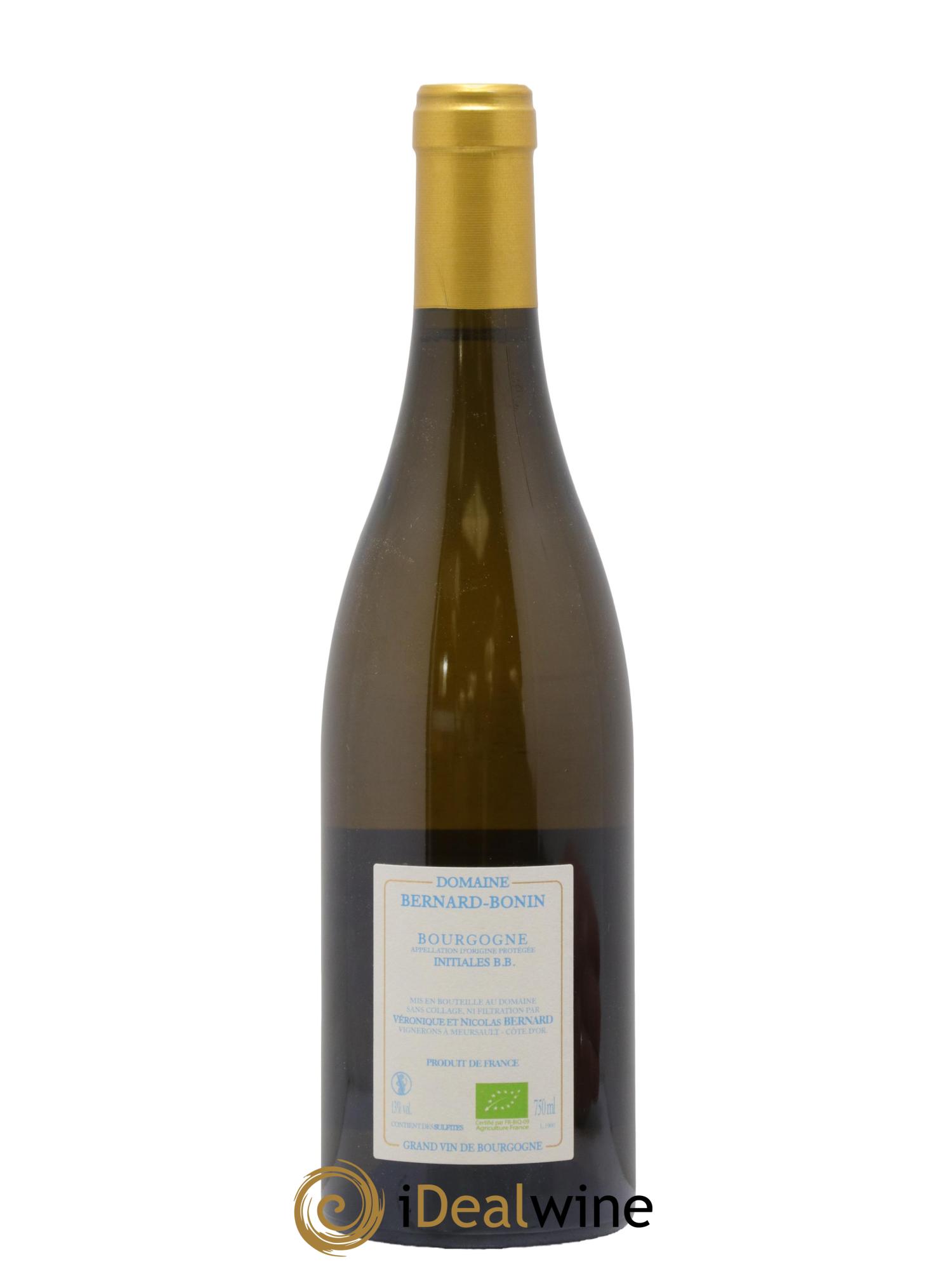 Bourgogne Initiales BB Bernard Bonin 2019 - Lot de 1 bouteille - 1