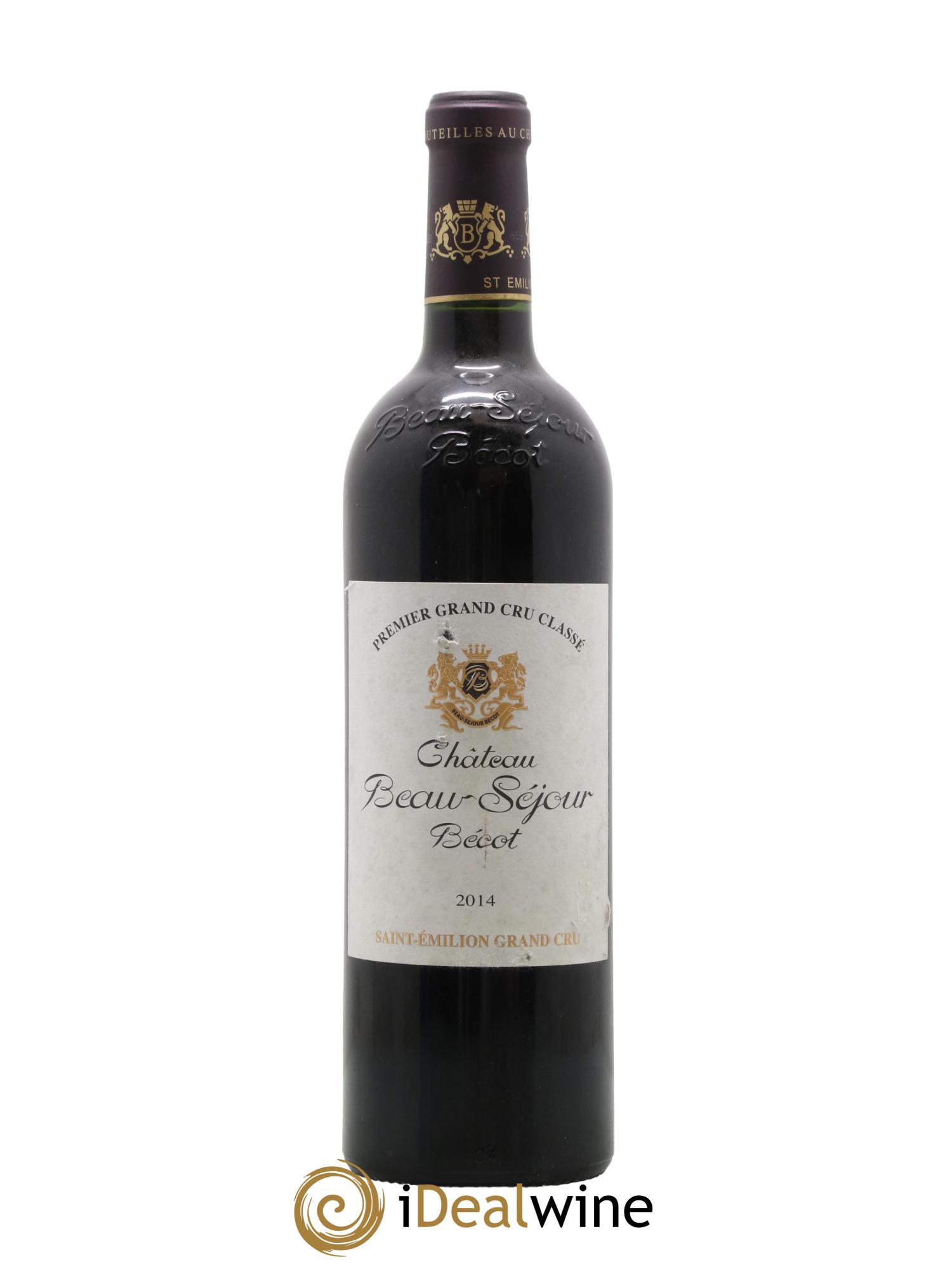 Château Beau-Séjour Bécot 1er Grand Cru Classé B 2014 - Lot de 1 bouteille - 0