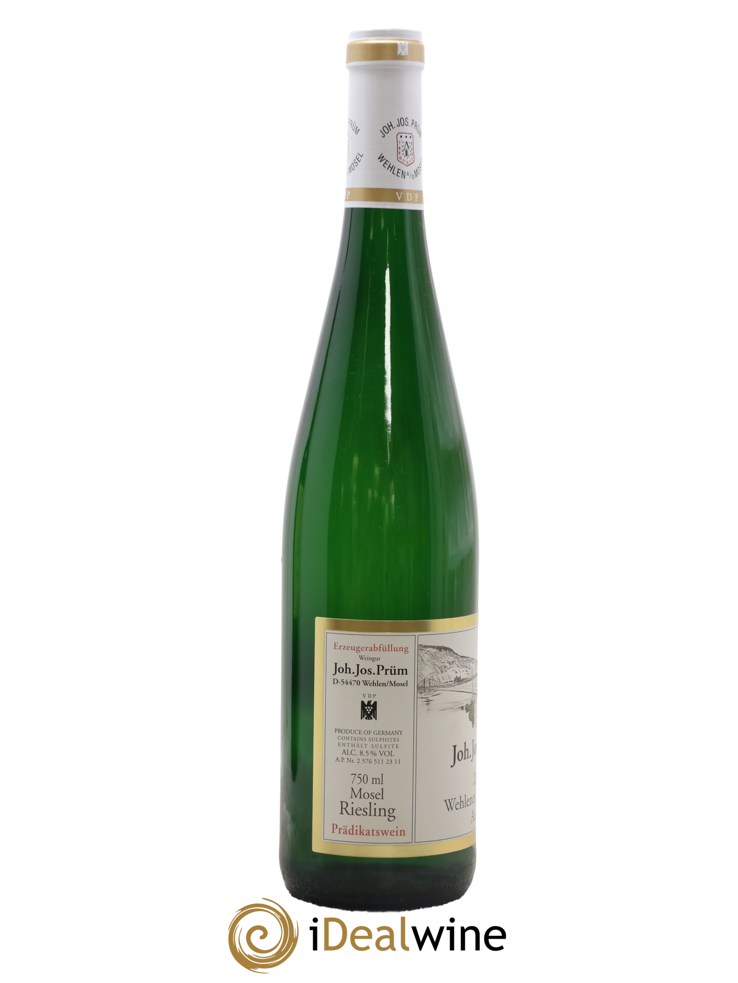 Riesling Joh. Jos. Prum Wehlener Sonnenuhr Auslese 2010 - Lot de 1 bouteille - 1