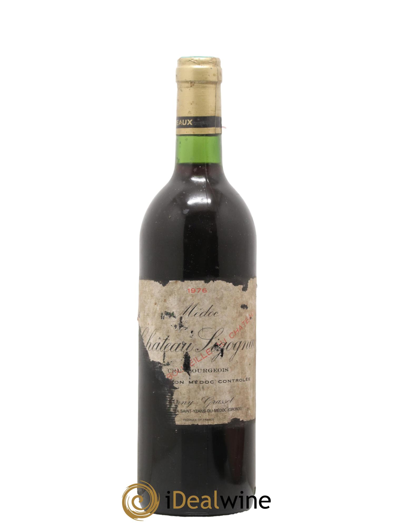 Château Sigognac Cru Bourgeois 1976 - Lot de 1 bouteille - 0