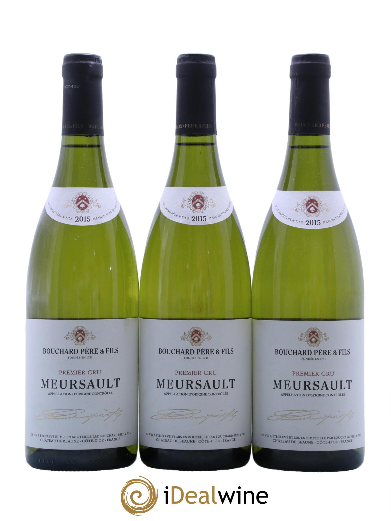 Meursault 1er Cru Bouchard Père & Fils 2015 - Lot de 3 bouteilles - 0