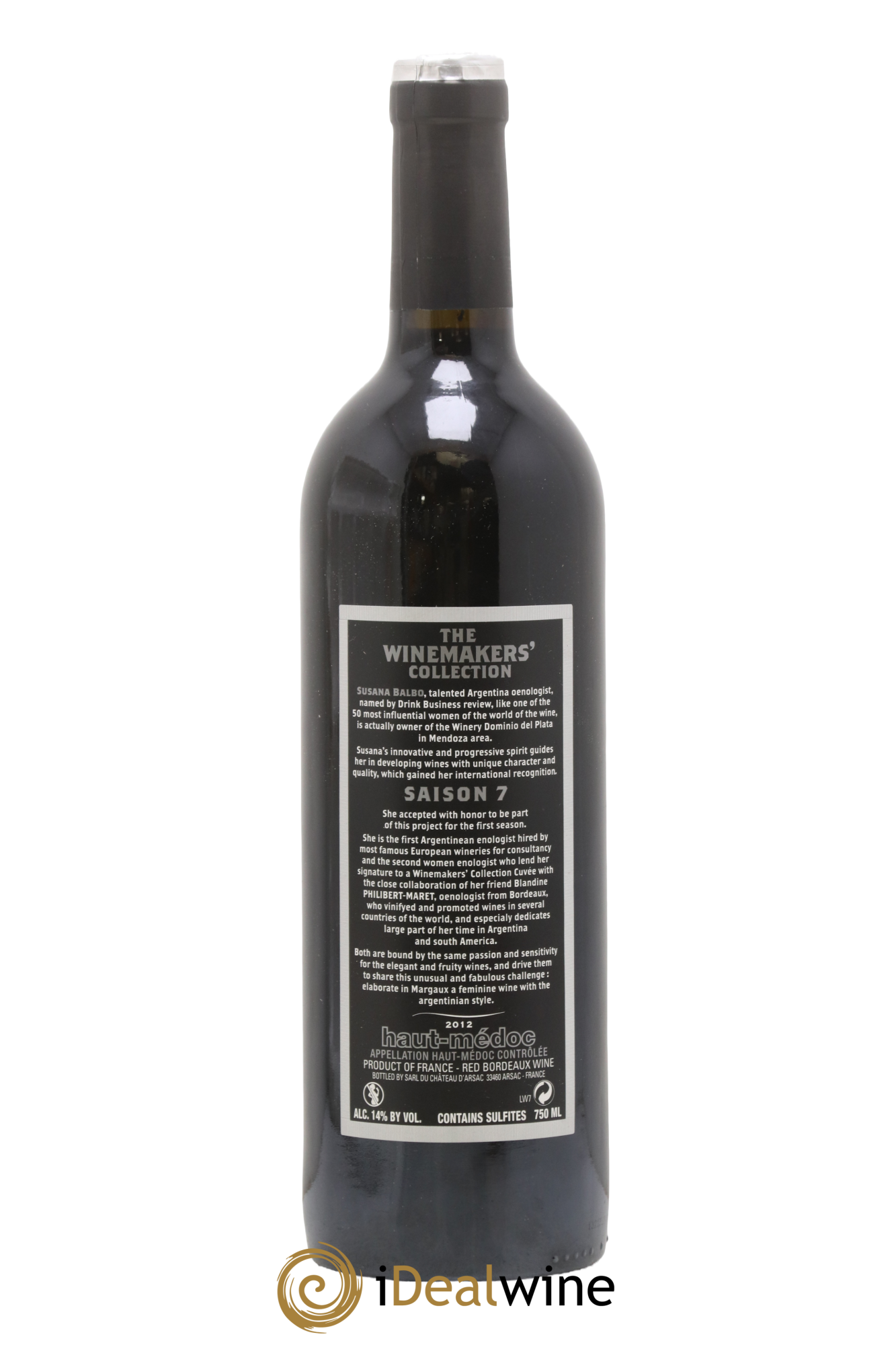 Haut Médoc The Winemakers Collection Saison 7 Susane Balbo 2012 - Lot of 1 bottle - 1