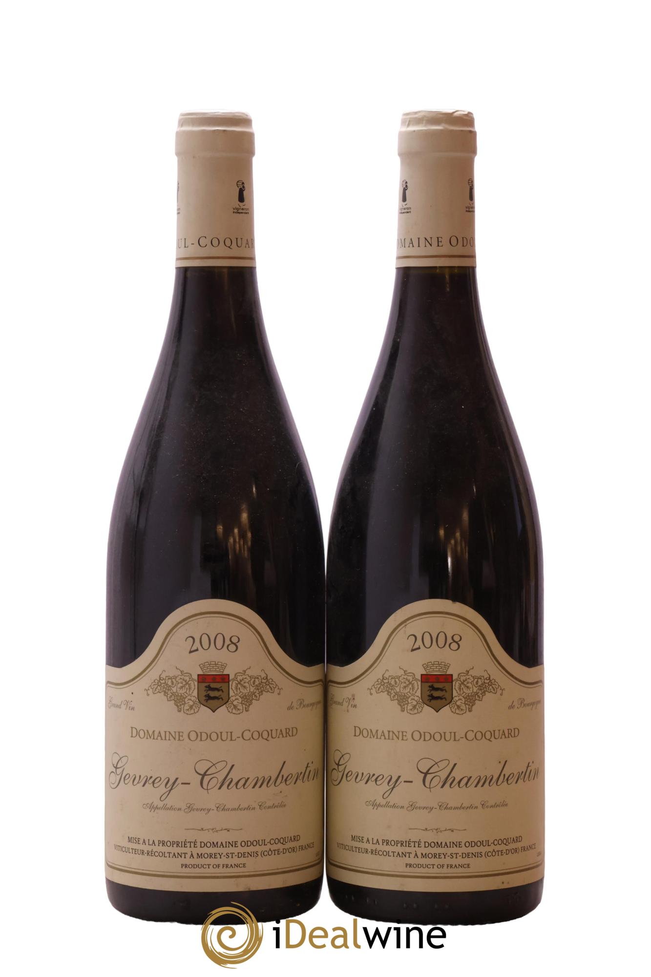 Gevrey-Chambertin Odoul-Coquard 2008 - Posten von 2 Flaschen - 0