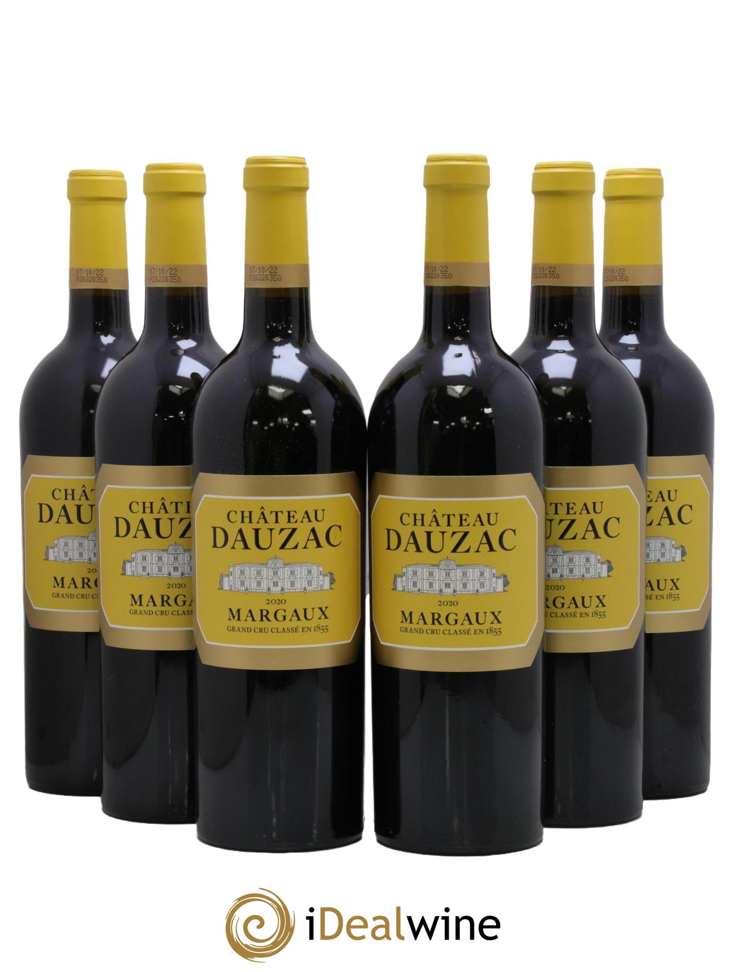 Château Dauzac 5ème Grand Cru Classé 2020 - Lot de 6 bouteilles - 0