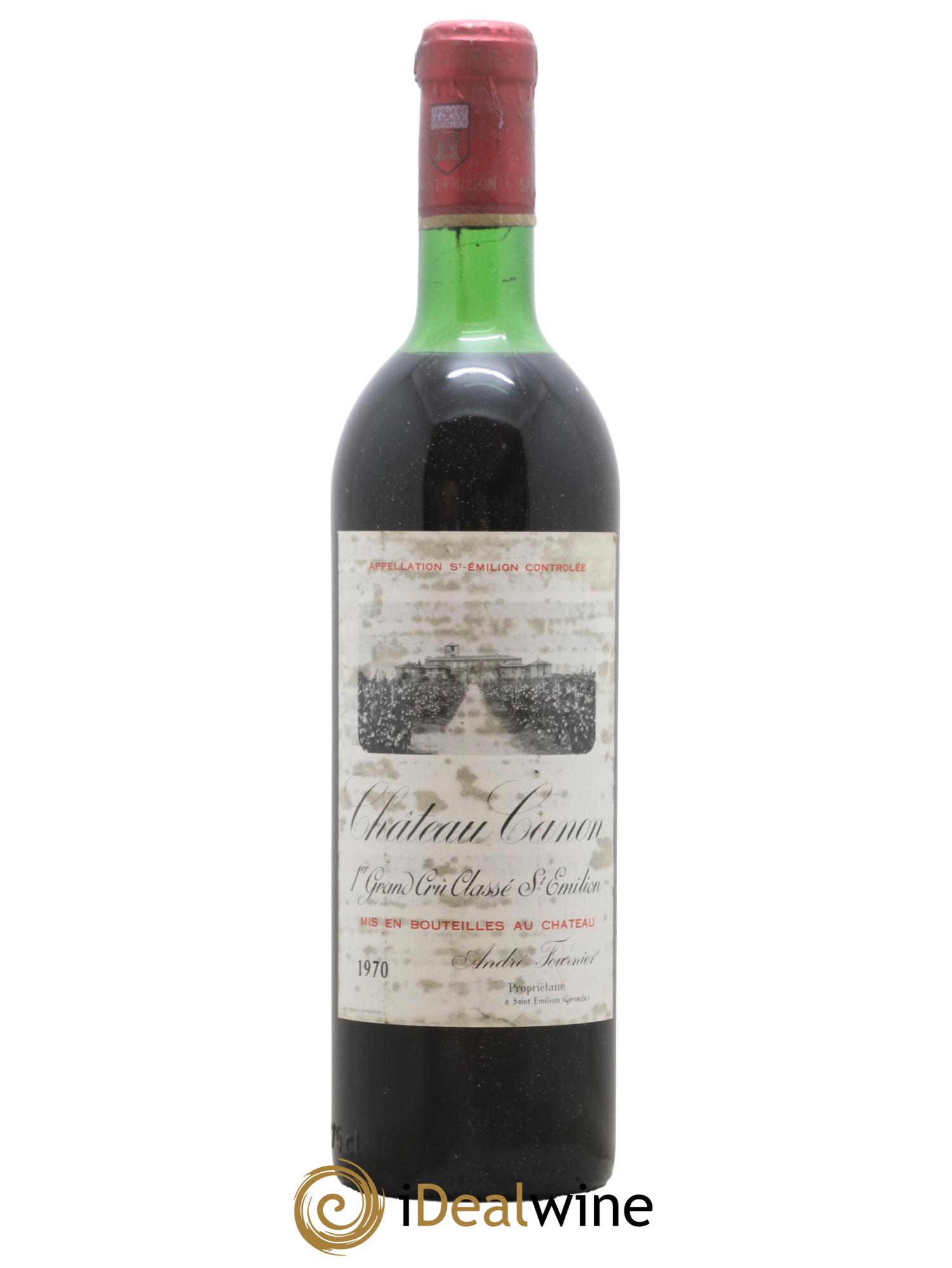 Château Canon 1er Grand Cru Classé B 1970 - Lot de 1 bouteille - 0