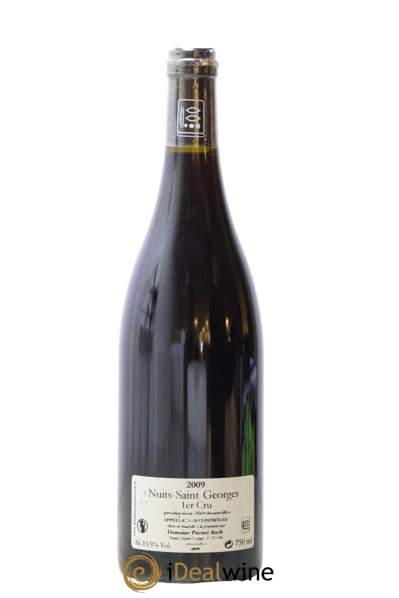 Nuits-Saint-Georges 1er Cru Vieilles Vignes Prieuré Roch 2009 - Lot de 1 bouteille - 1