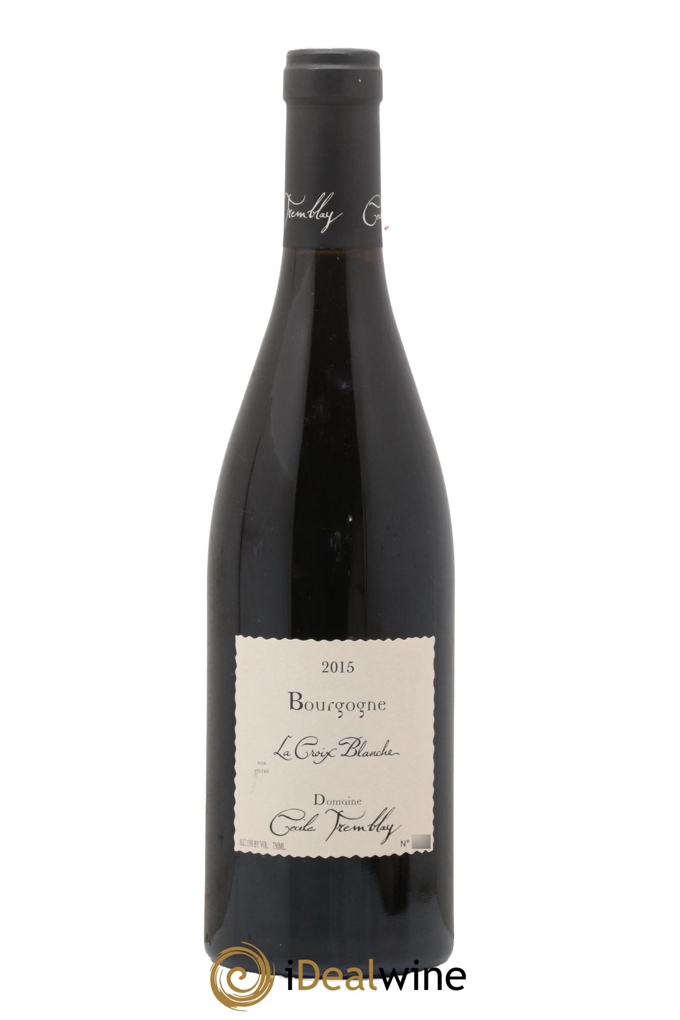 Bourgogne La Croix Blanche Cécile Tremblay 2015 - Lot de 1 bouteille - 0
