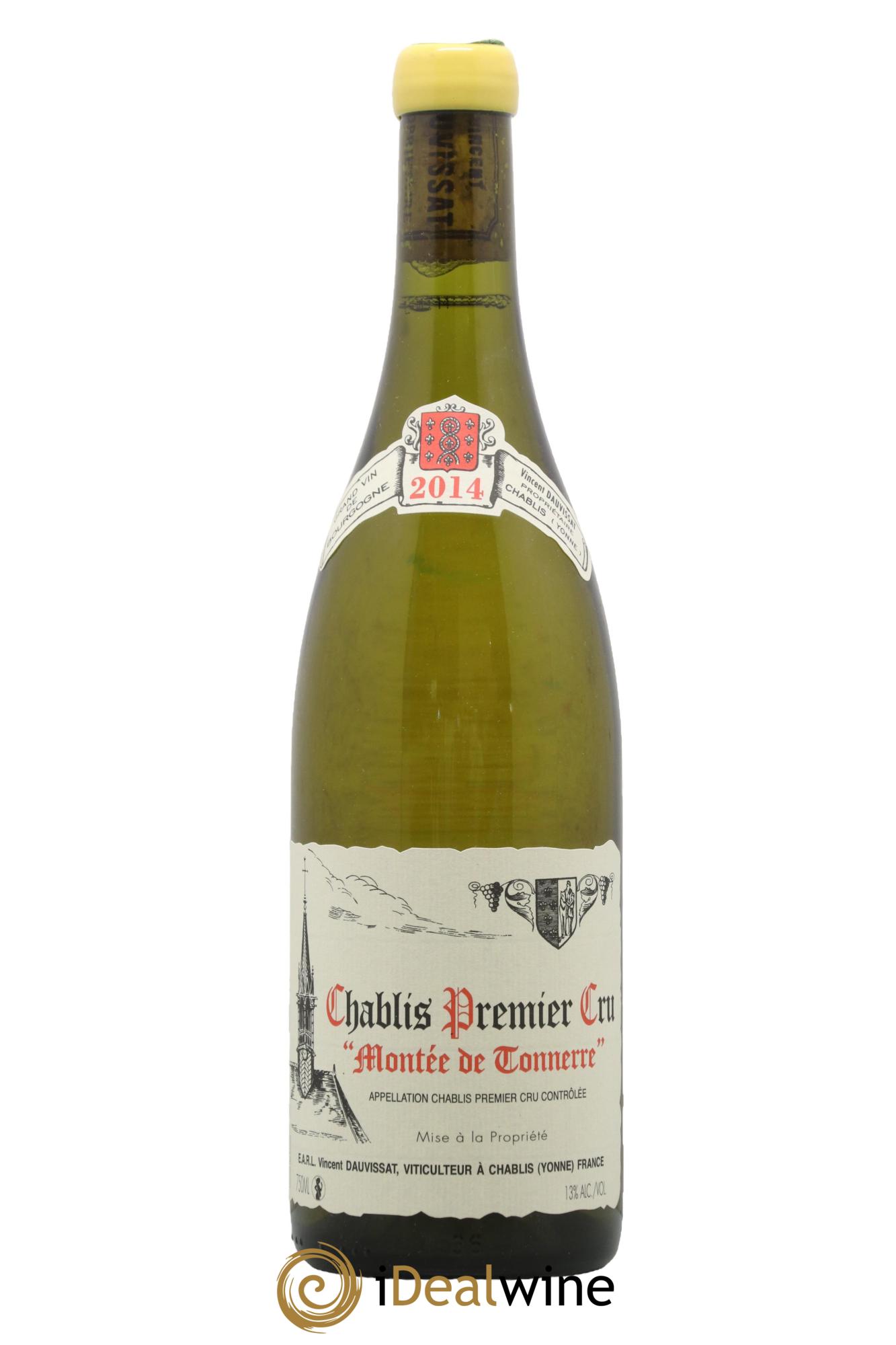 Chablis 1er Cru Montée de Tonnerre Vincent Dauvissat (Domaine) 2014 - Lot de 1 bouteille - 0