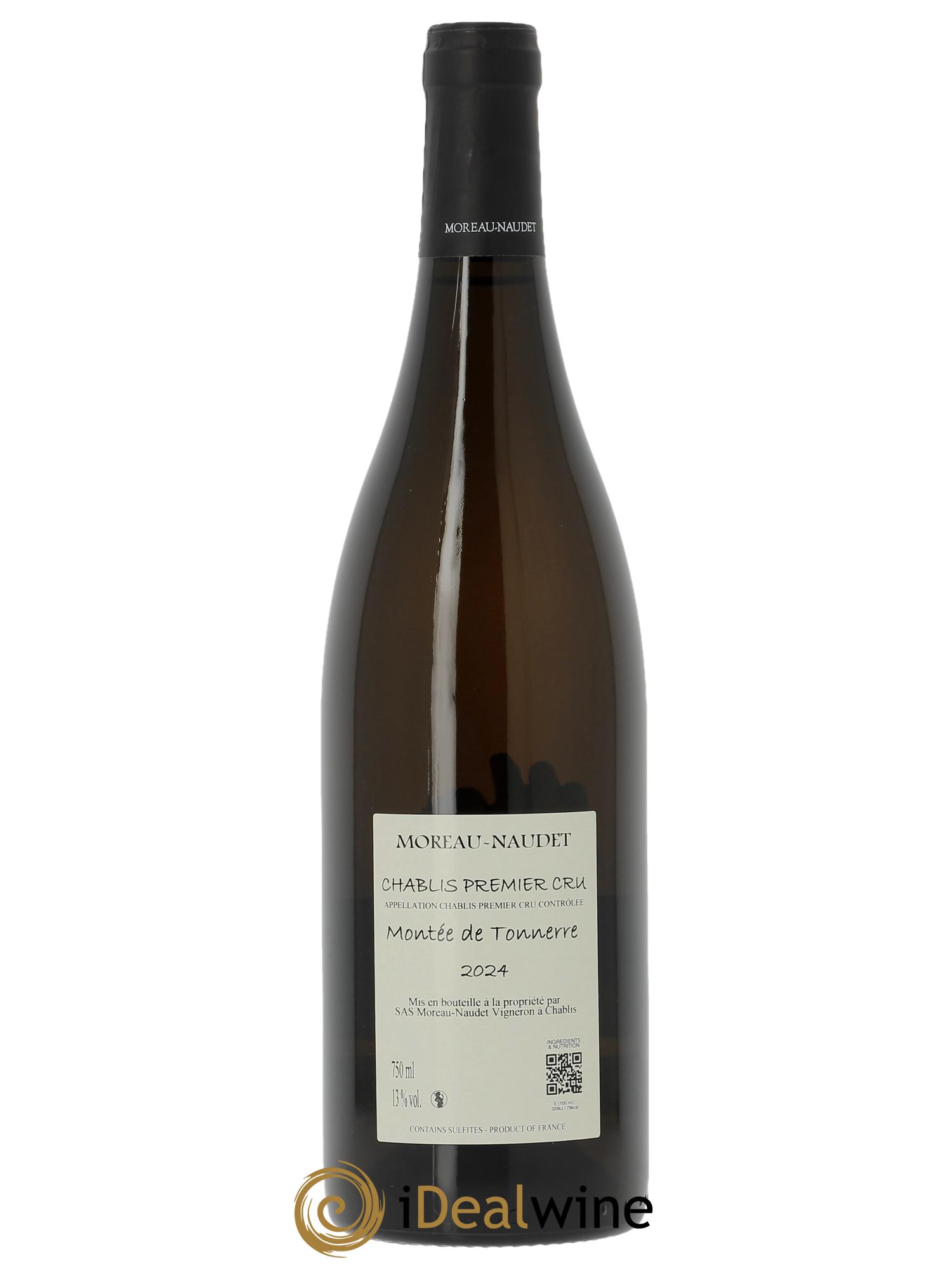 Chablis 1er Cru Montée de Tonnerre Moreau-Naudet 2024 - Lot de 1 bouteille - 1