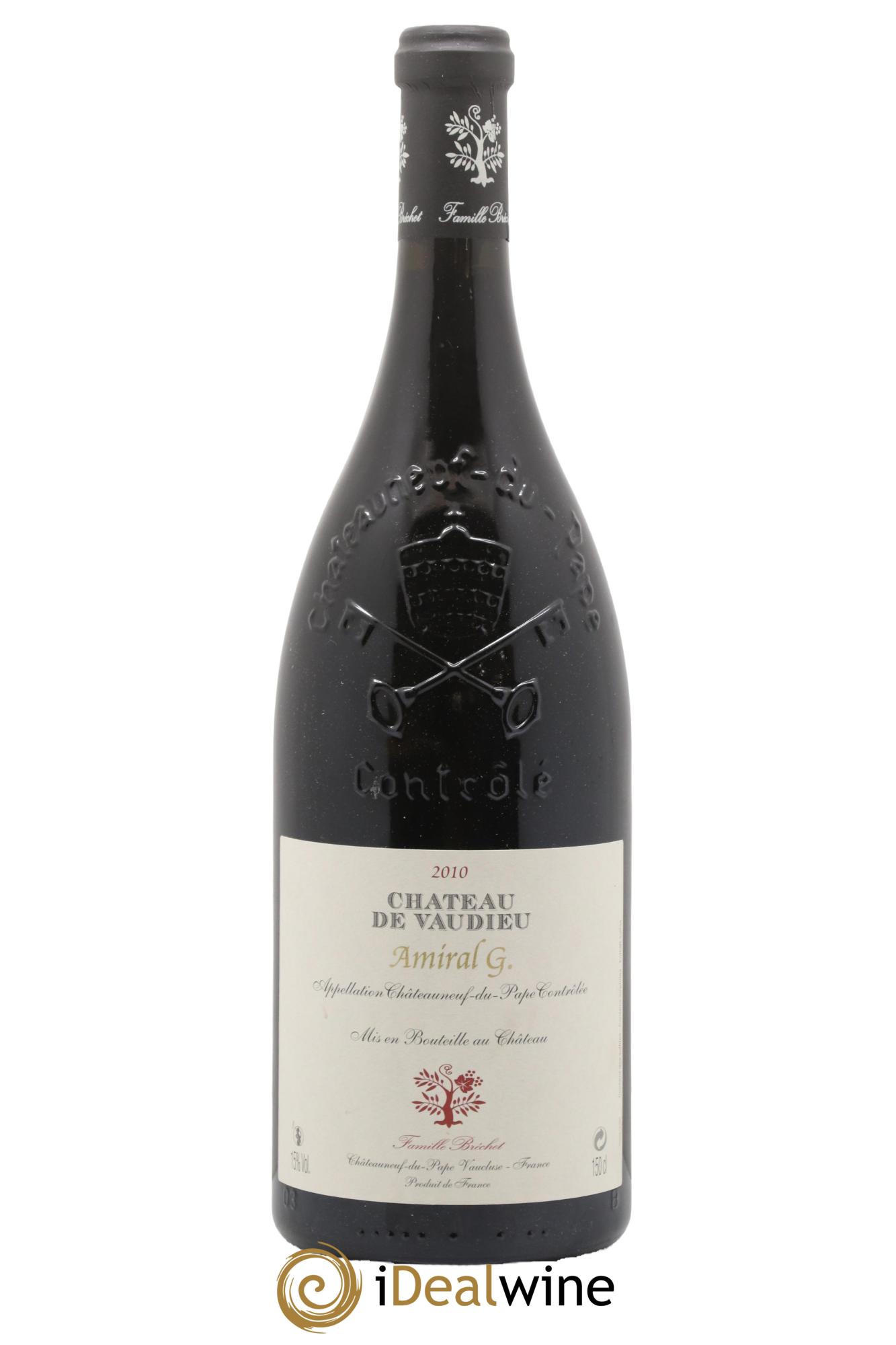 Châteauneuf-du-Pape Amiral G Château de Vaudieu 2010 - Posten von 1 Magnum - 1