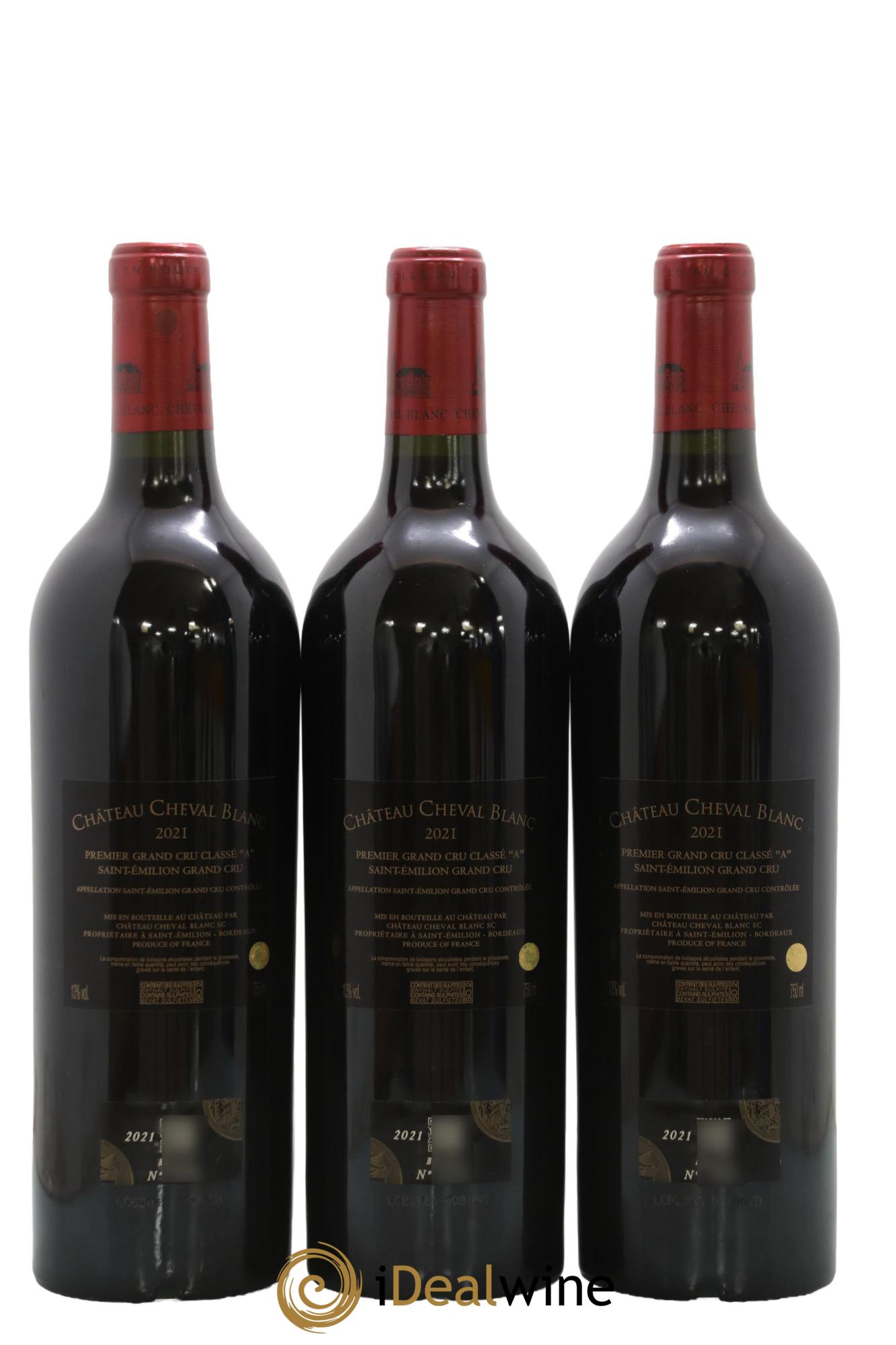 Château Cheval Blanc 1er Grand Cru Classé A 2021 - Posten von 6 Flaschen - 4