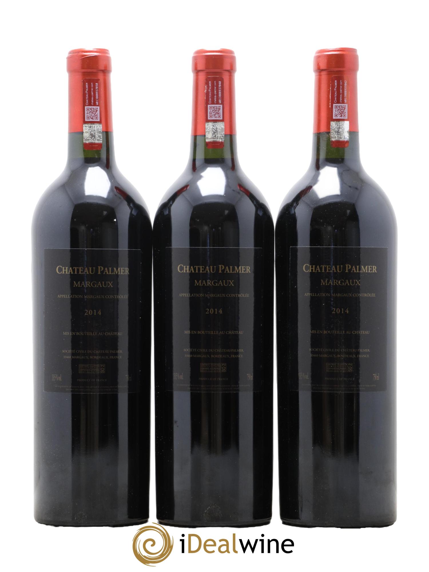 Château Palmer 3ème Grand Cru Classé 2014 - Posten von 6 Flaschen - 5