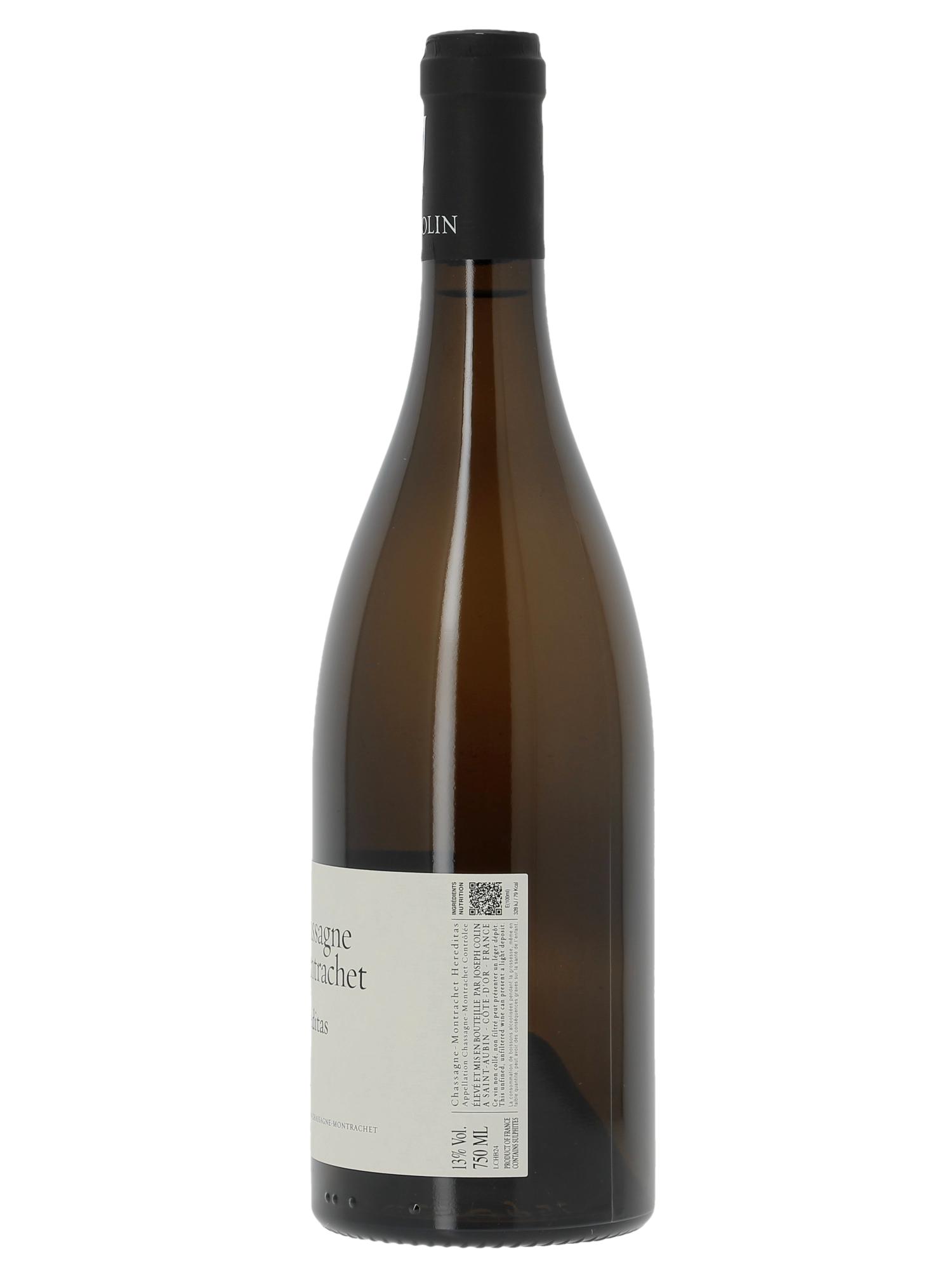 Chassagne-Montrachet Héréditas Joseph Colin 2024 - Lot of 1 bottle - 1