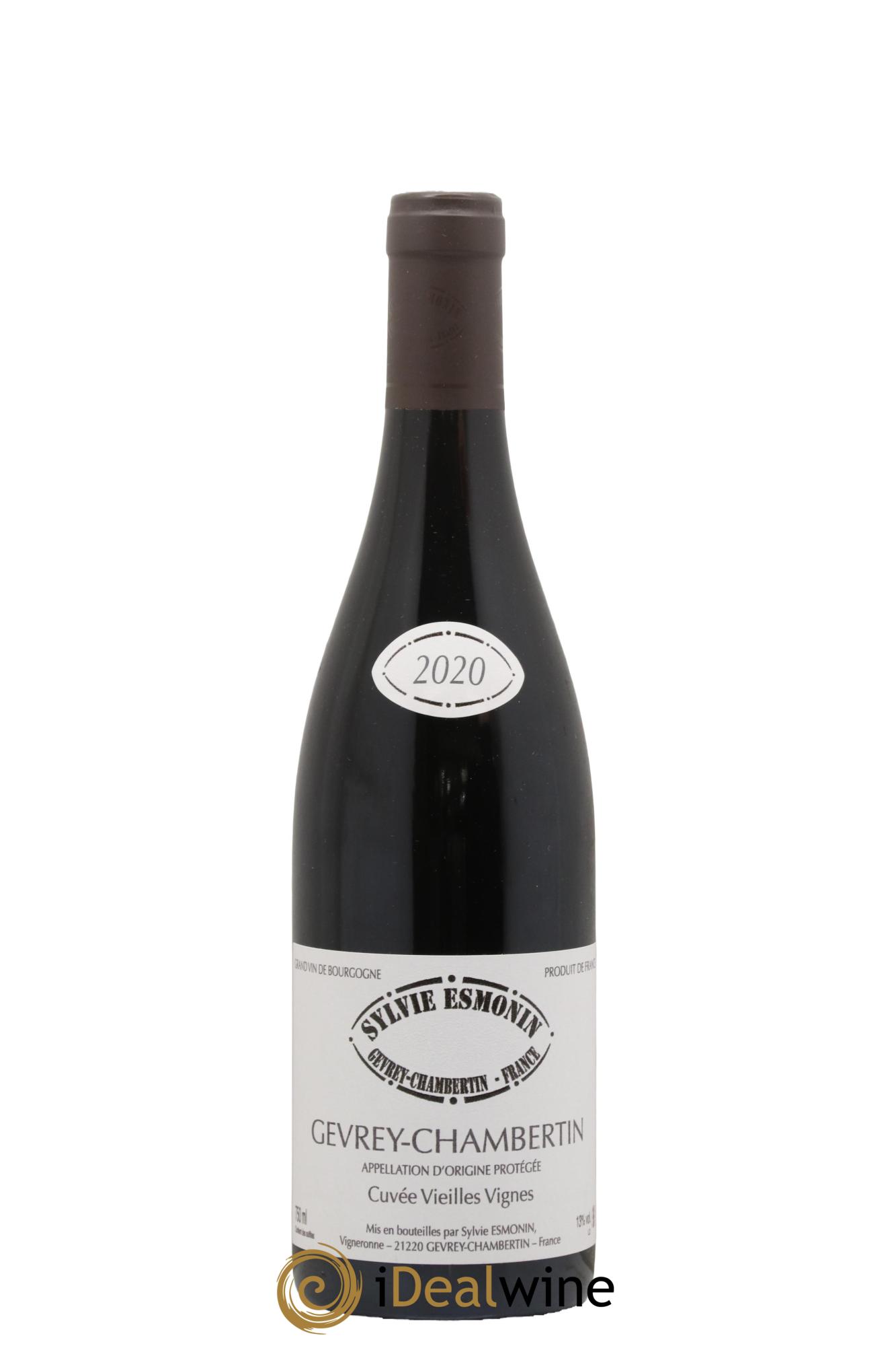 Gevrey-Chambertin Vieilles Vignes Sylvie Esmonin 2020 - Lot de 1 bouteille - 0