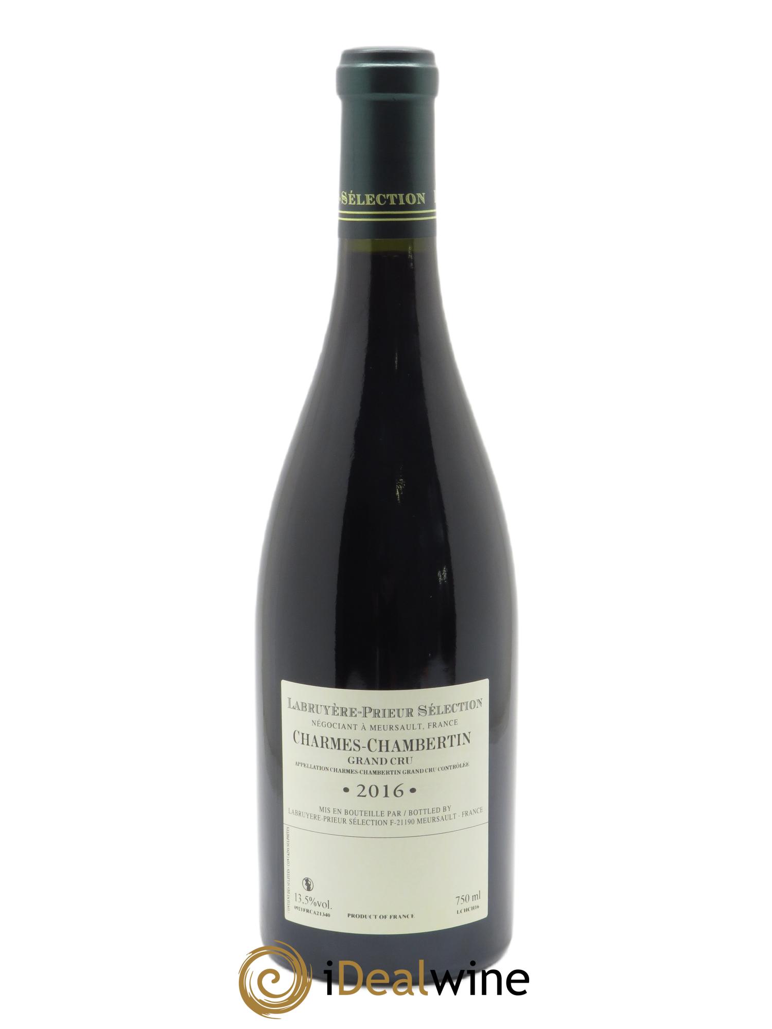 Charmes-Chambertin Grand Cru Labruyere-Prieur  2016 - Lot of 1 bottle - 1