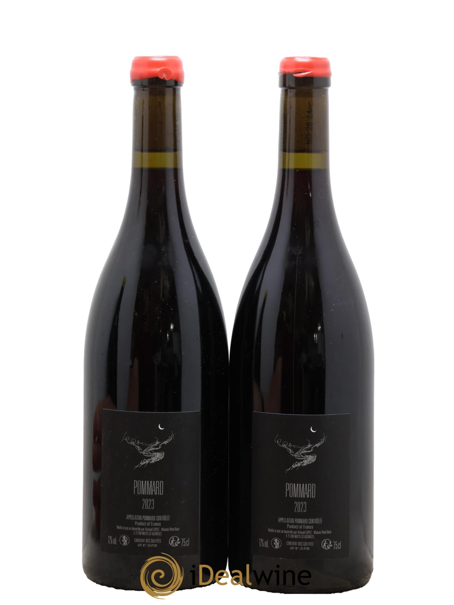 Pommard Arnaud Lopez 2023 - Lot of 2 bottles - 1