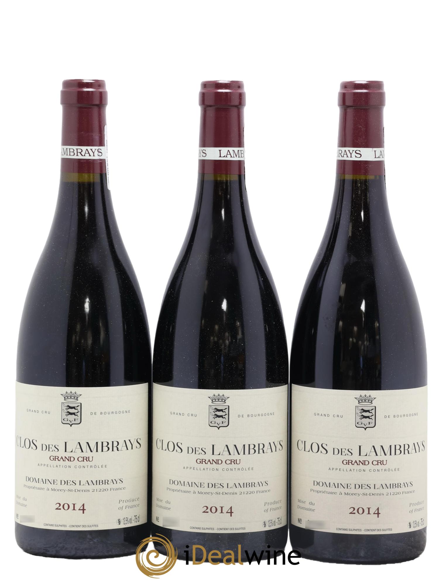 Clos des Lambrays Grand Cru Domaine des Lambrays 2014 - Lot de 6 bouteilles - 2