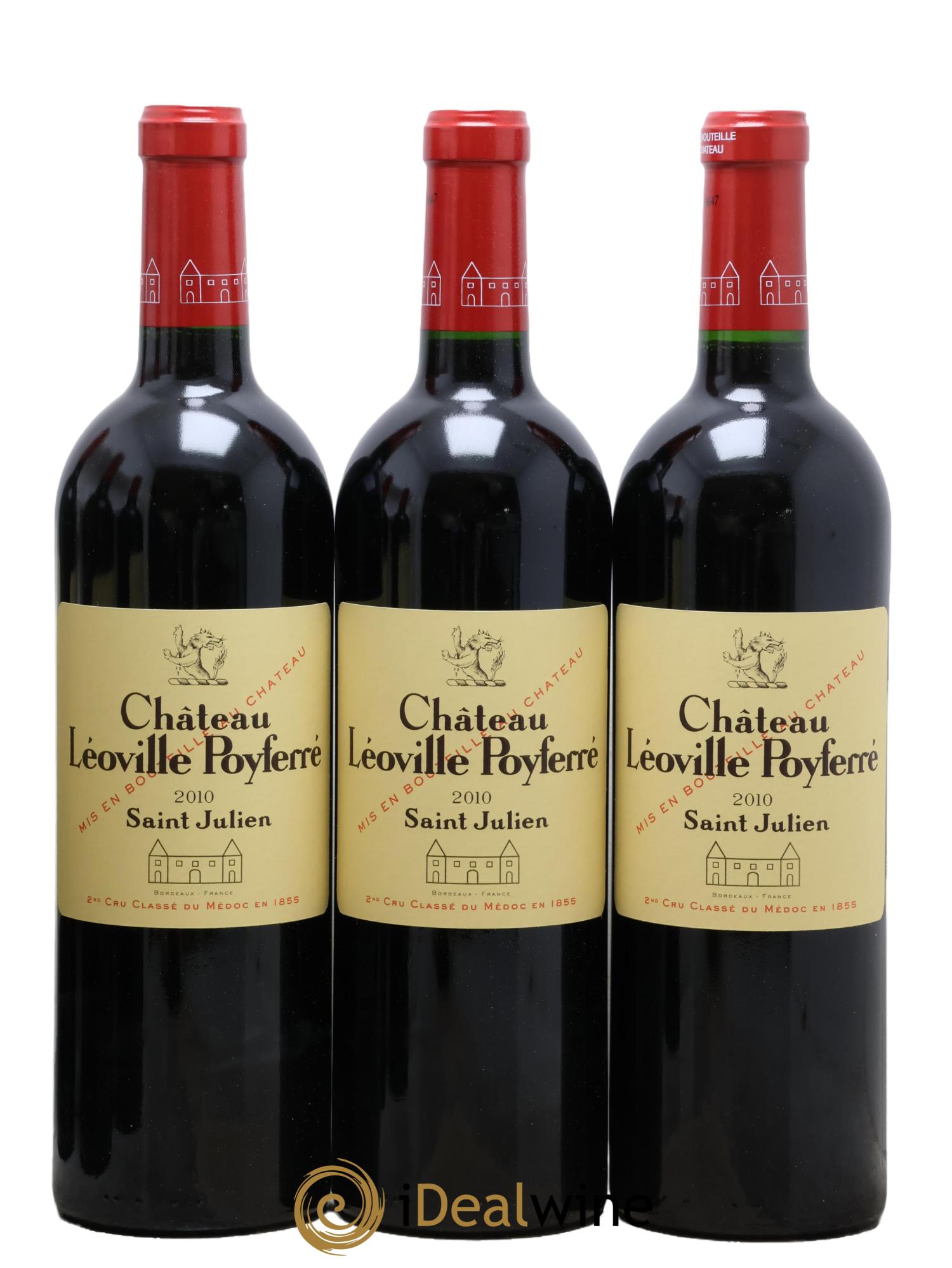 Château Léoville Poyferré 2ème Grand Cru Classé 2010 - Lotto di 6 bottiglie - 2