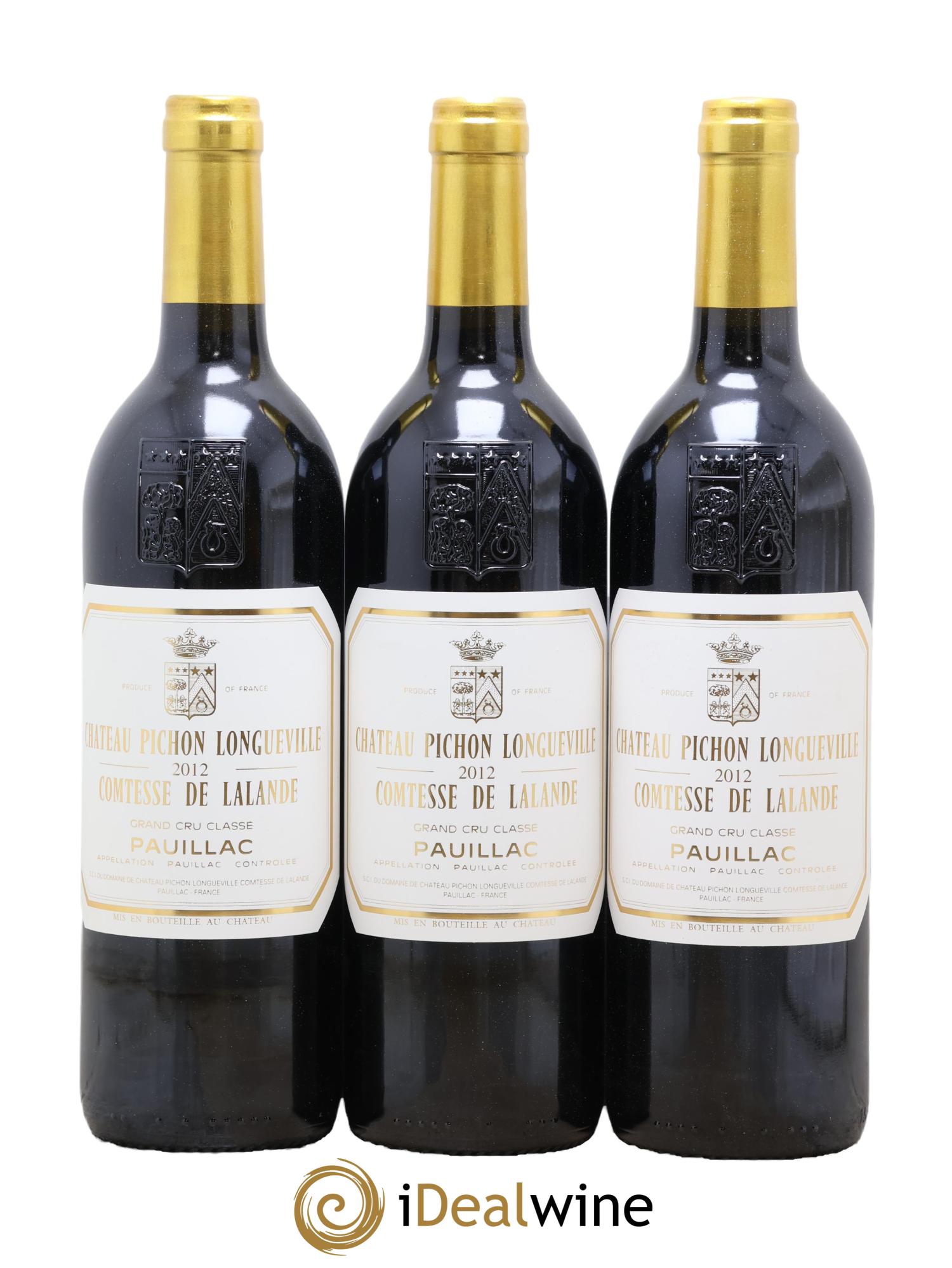 Château Pichon Longueville Comtesse de Lalande 2ème Grand Cru Classé 2012 - Posten von 6 Flaschen - 3