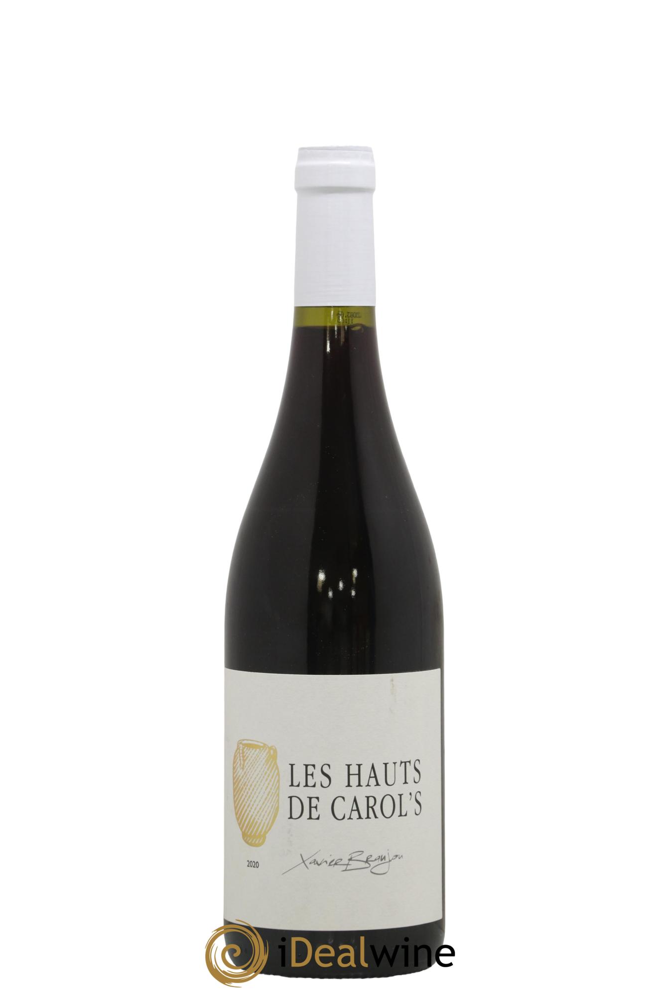 IGP Pays d'Hérault Les Hauts de Carol's Terrasse d'Elise (Domaine de la) 2020 - Lot de 1 bouteille - 0