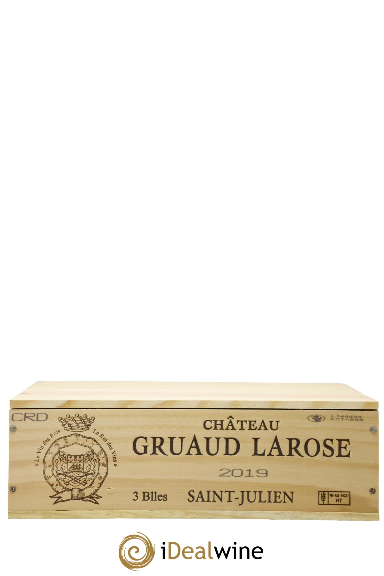 Château Gruaud Larose 2ème Grand Cru Classé 2019 - Lot de 3 bouteilles - 1