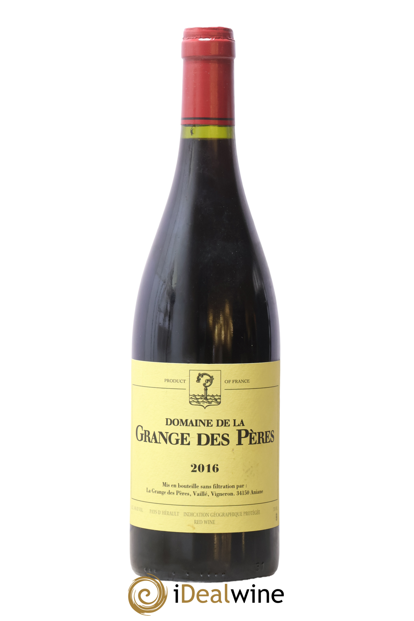 Pays d'Hérault Grange des Pères Laurent Vaillé 2016 - Lot de 1 bouteille - 0