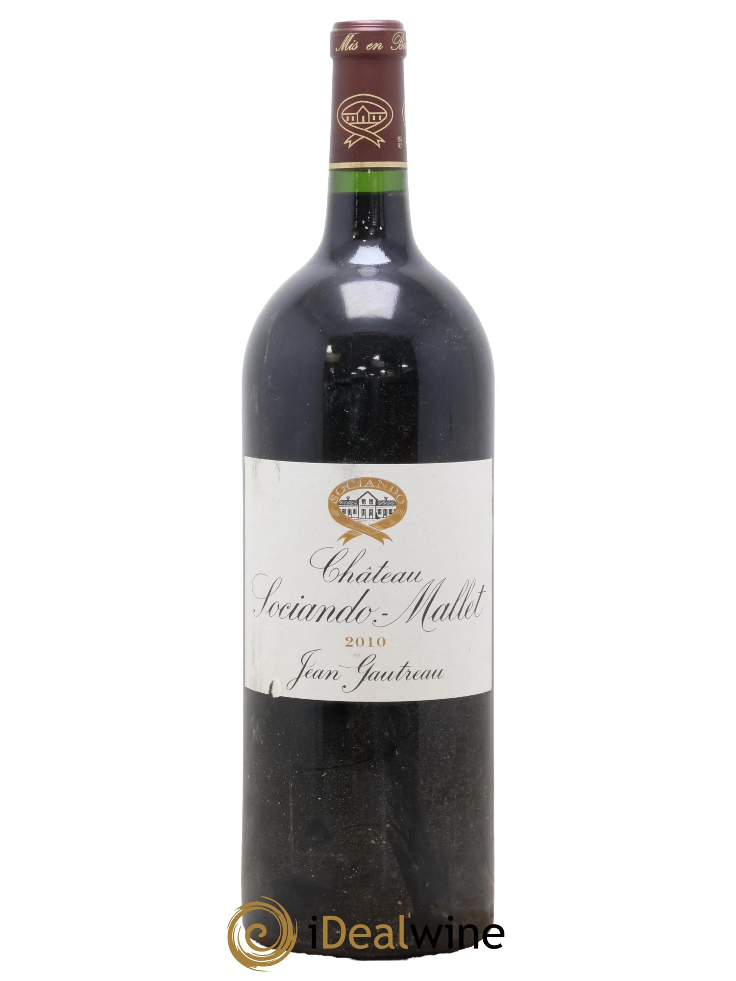 Château Sociando Mallet 2010 - Lot de 1 magnum - 0