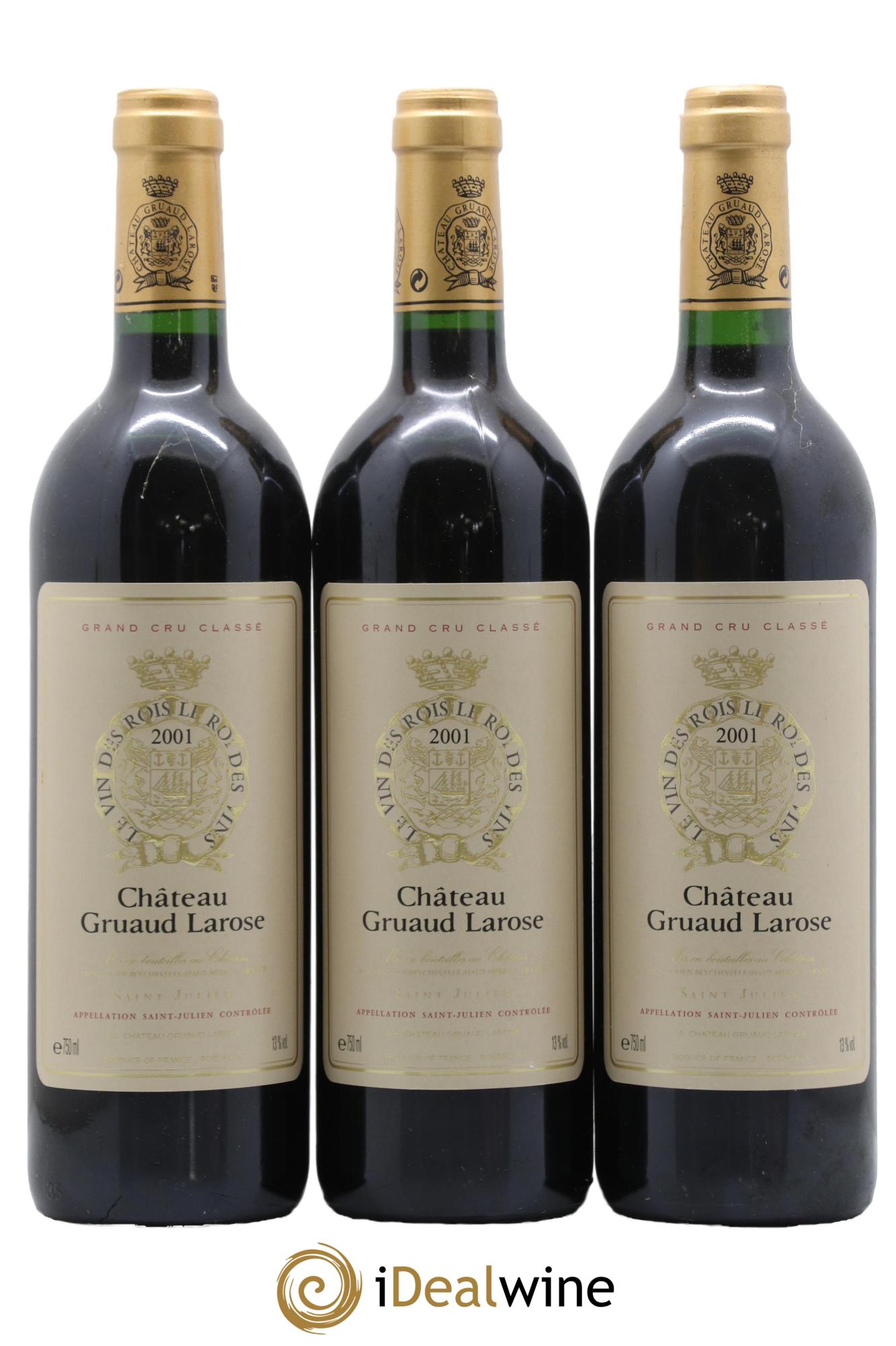 Château Gruaud Larose 2ème Grand Cru Classé 2001 - Lot of 12 bottles - 4