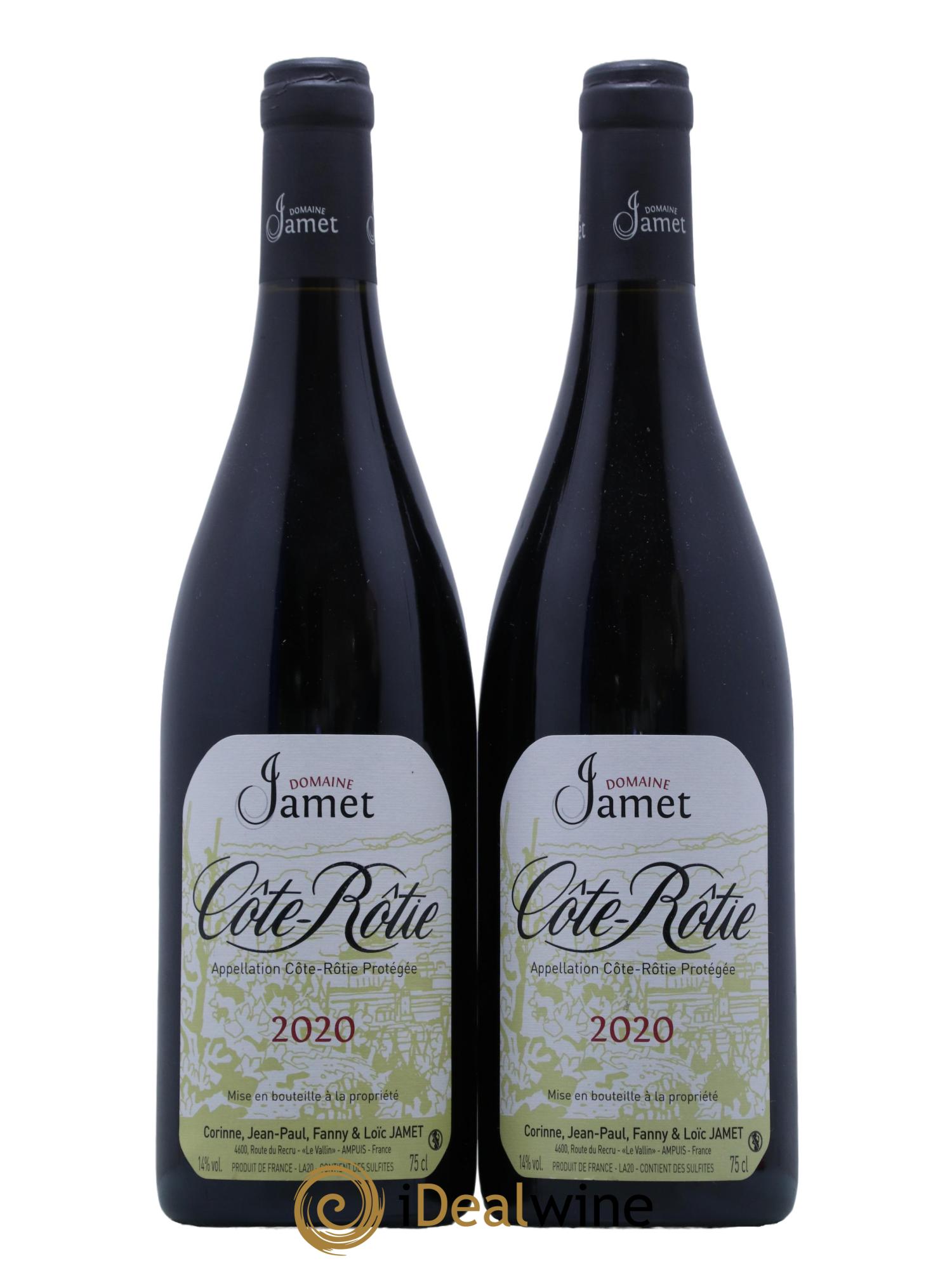 Côte-Rôtie Jamet (Domaine) 2020 - Lot de 2 bouteilles - 0